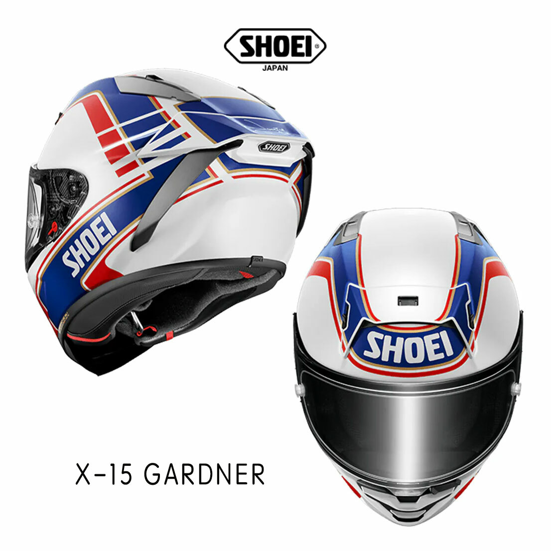 SHOEI X-FIFTEEN (X-15) GARDNER 全罩安全帽