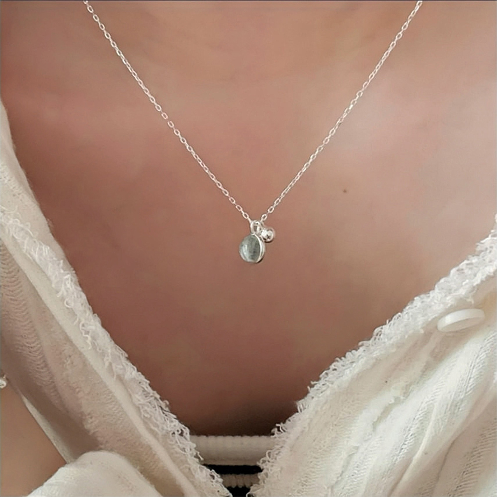 項鍊女 925 純銀項鍊 水晶項鍊 女生項鍊 歐美項鍊 飾品 禮物閨蜜 女友生日禮物 開運 桃花 招財 好看 072