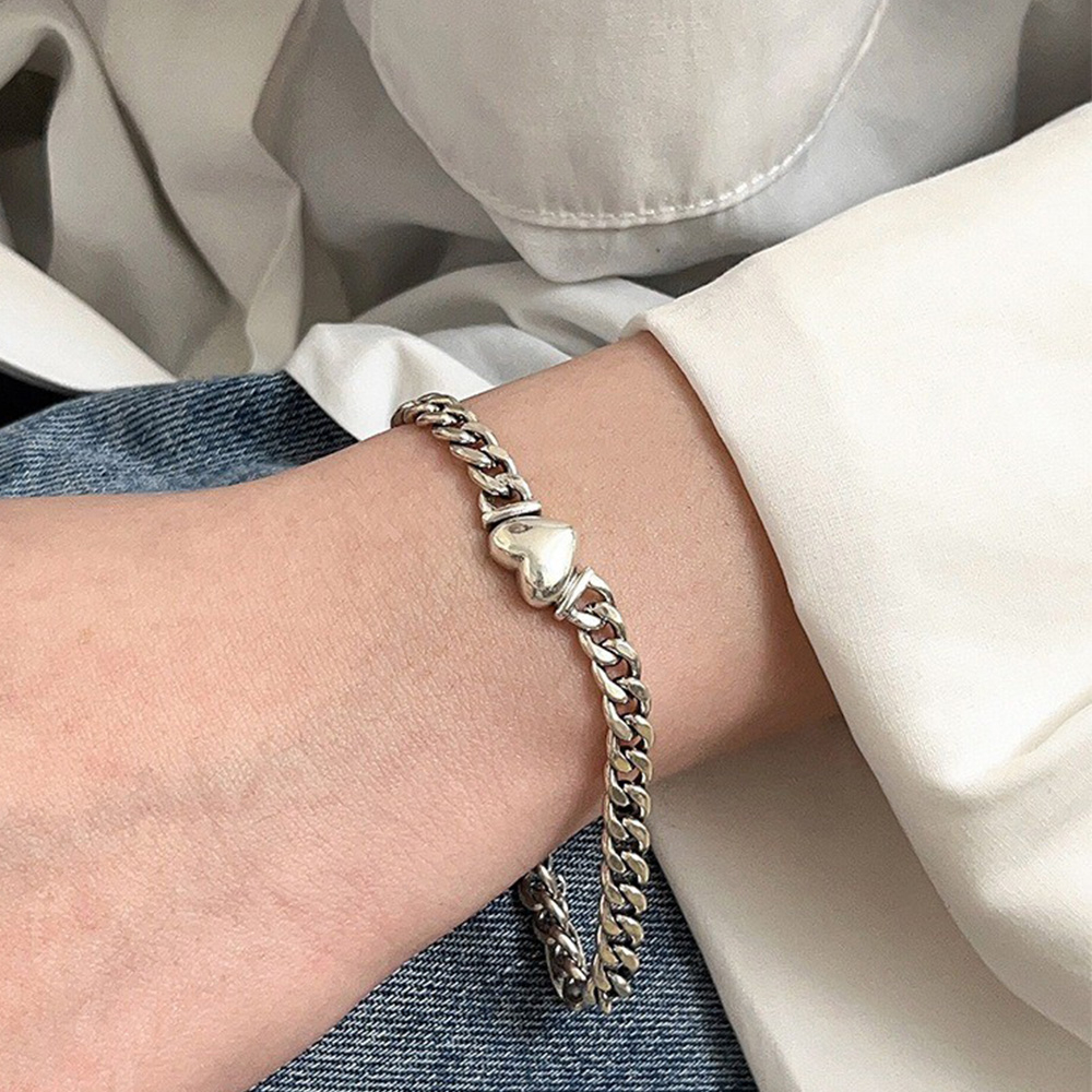 手鏈 手鍊 手飾 銀手鍊 女朋友生日禮物 手鏈女 飾品配件 首飾配件 女生飾品 正韓飾品 手鍊女 招財手鍊 068