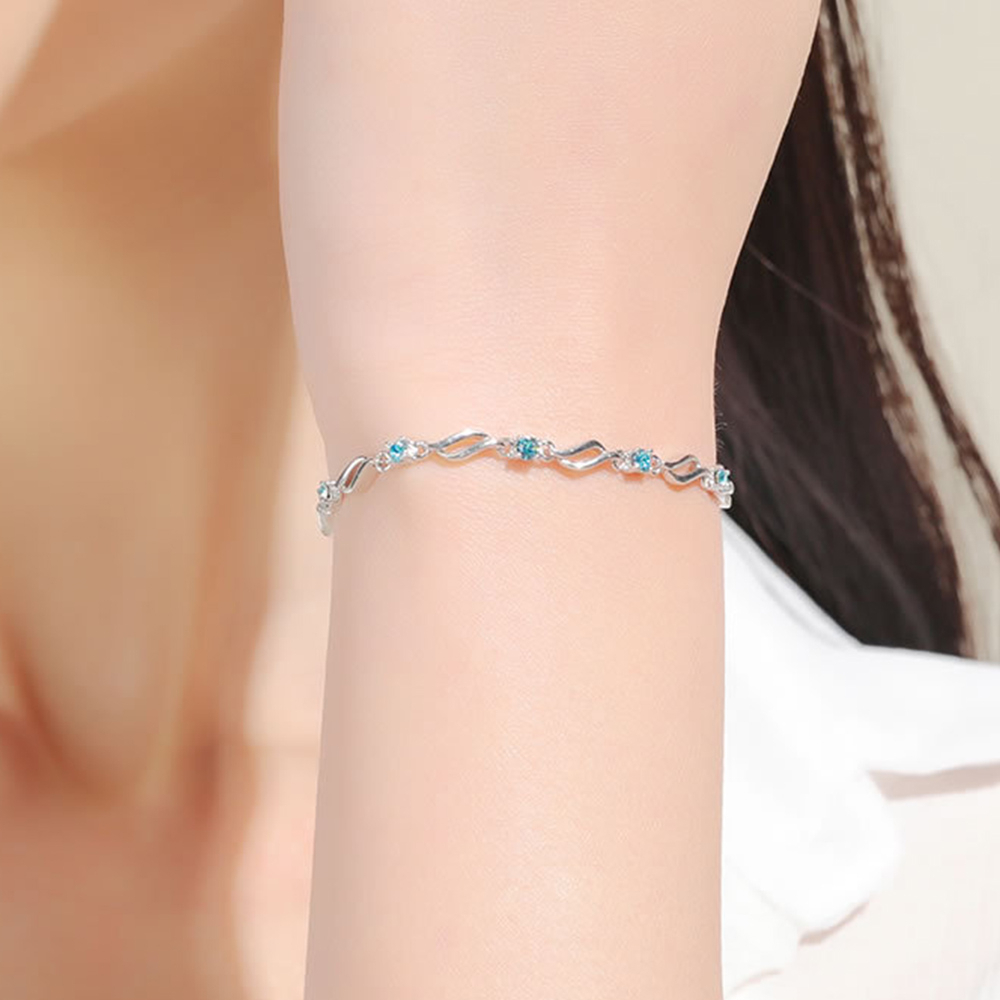 手鏈 手鍊 S999 純銀手鍊 結婚禮物 飾品 小禮物 水晶手鍊 日本手鏈 韓國手鏈 女生手鏈 女手鍊 043