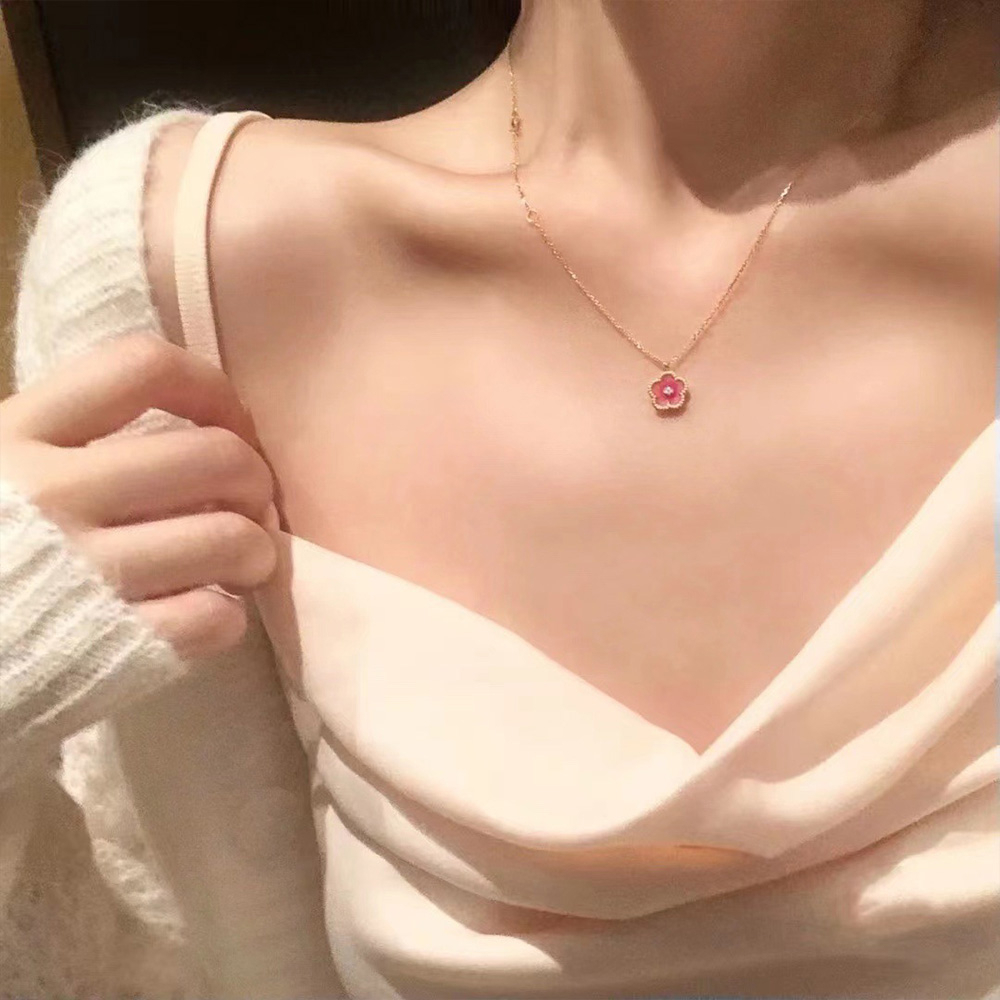 項鍊 純銀項鍊 新娘飾品 小飾品 水晶項鍊 幸運草項鍊 寶石項鍊 925 純銀項鍊 小禮物 交換禮物 生日禮物 044