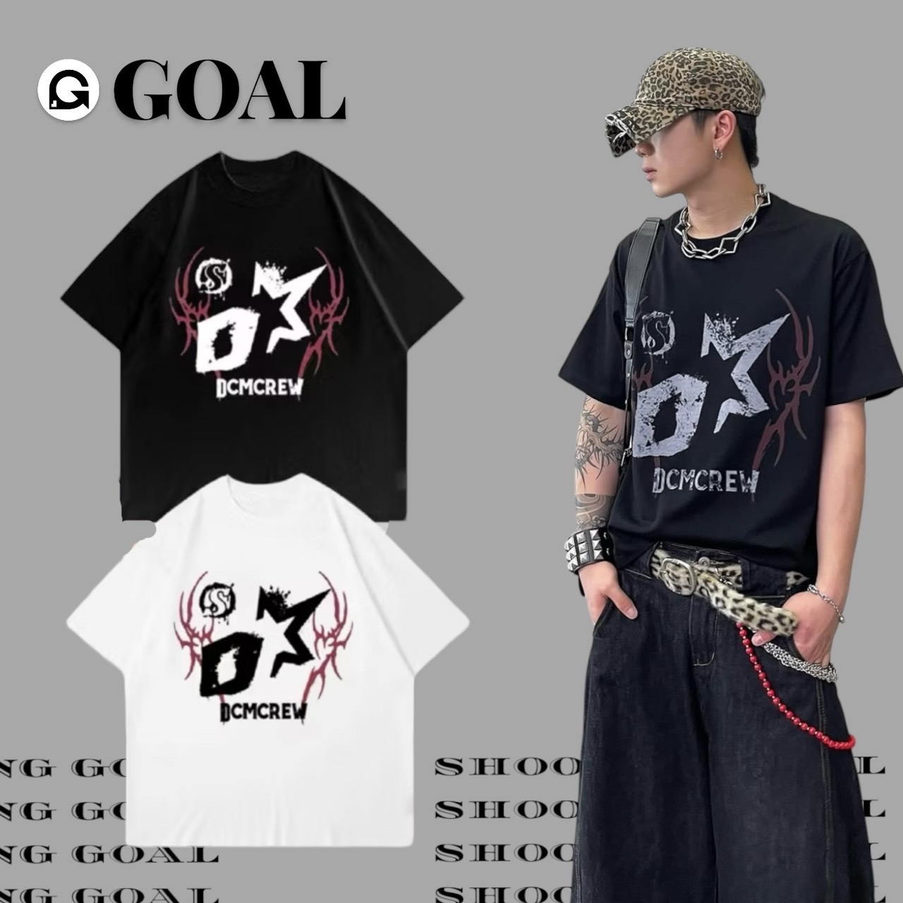 (GOAL) DCM  短寬版型 彗星撞擊 BOXY 短袖 春夏新款