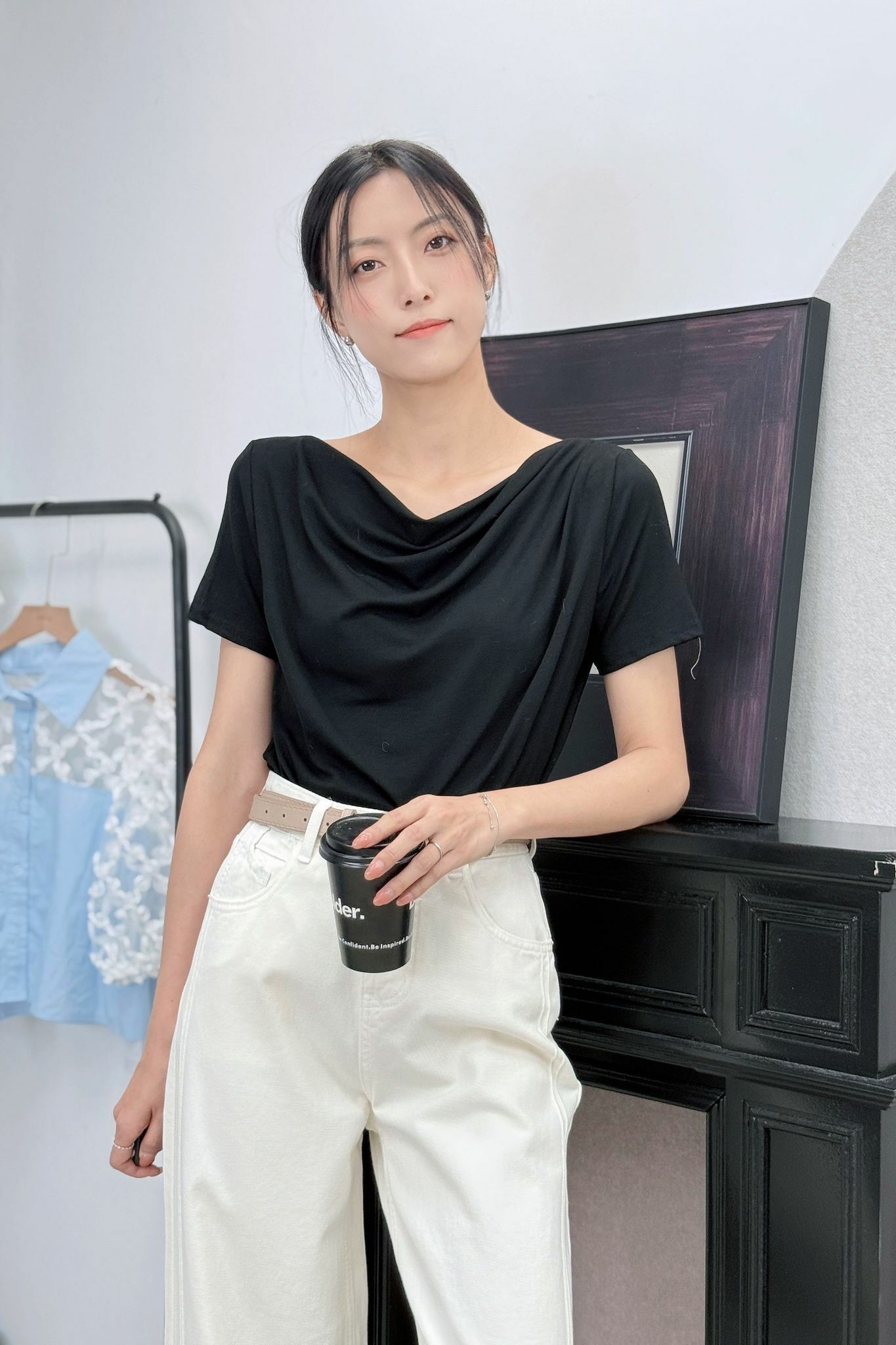 TOP#7169 🤍加寛版垂感線Top