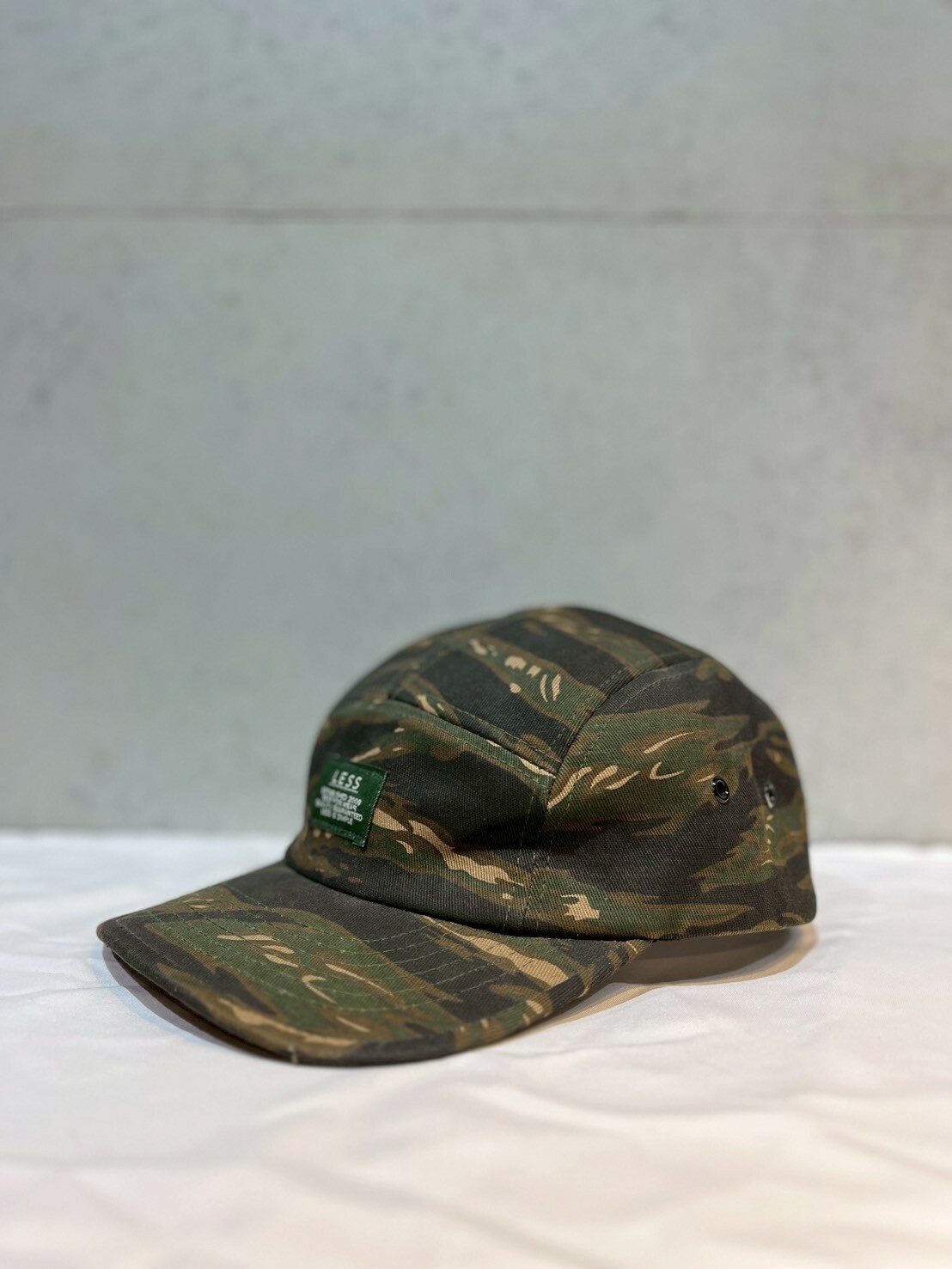 Less Tigerstripe Logo Camp Cap
