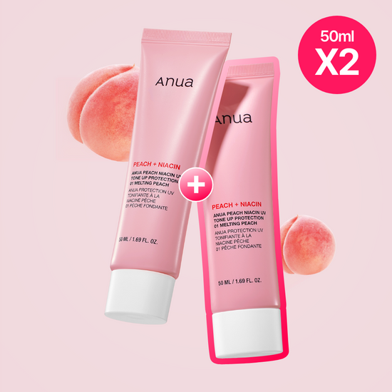 [01/05 - 30/05] ANUA Peach Niacin UV Tone Up Protection 50ml [Olive Young Double Planning Set]