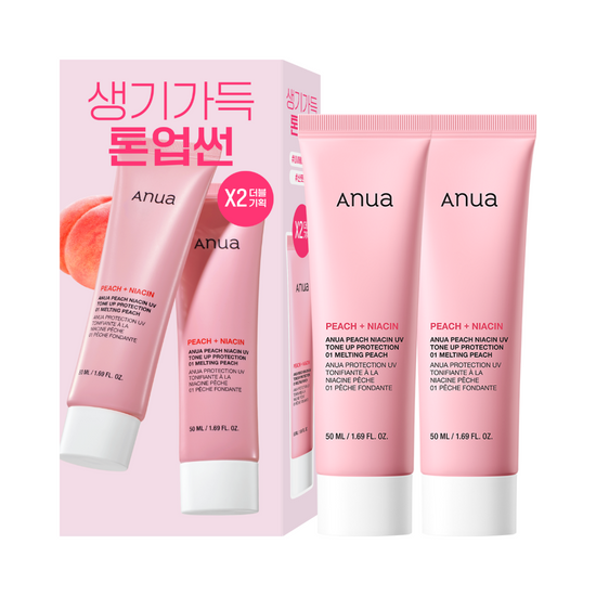 [01/05 - 30/05] ANUA Peach Niacin UV Tone Up Protection 50ml [Olive Young Double Planning Set]