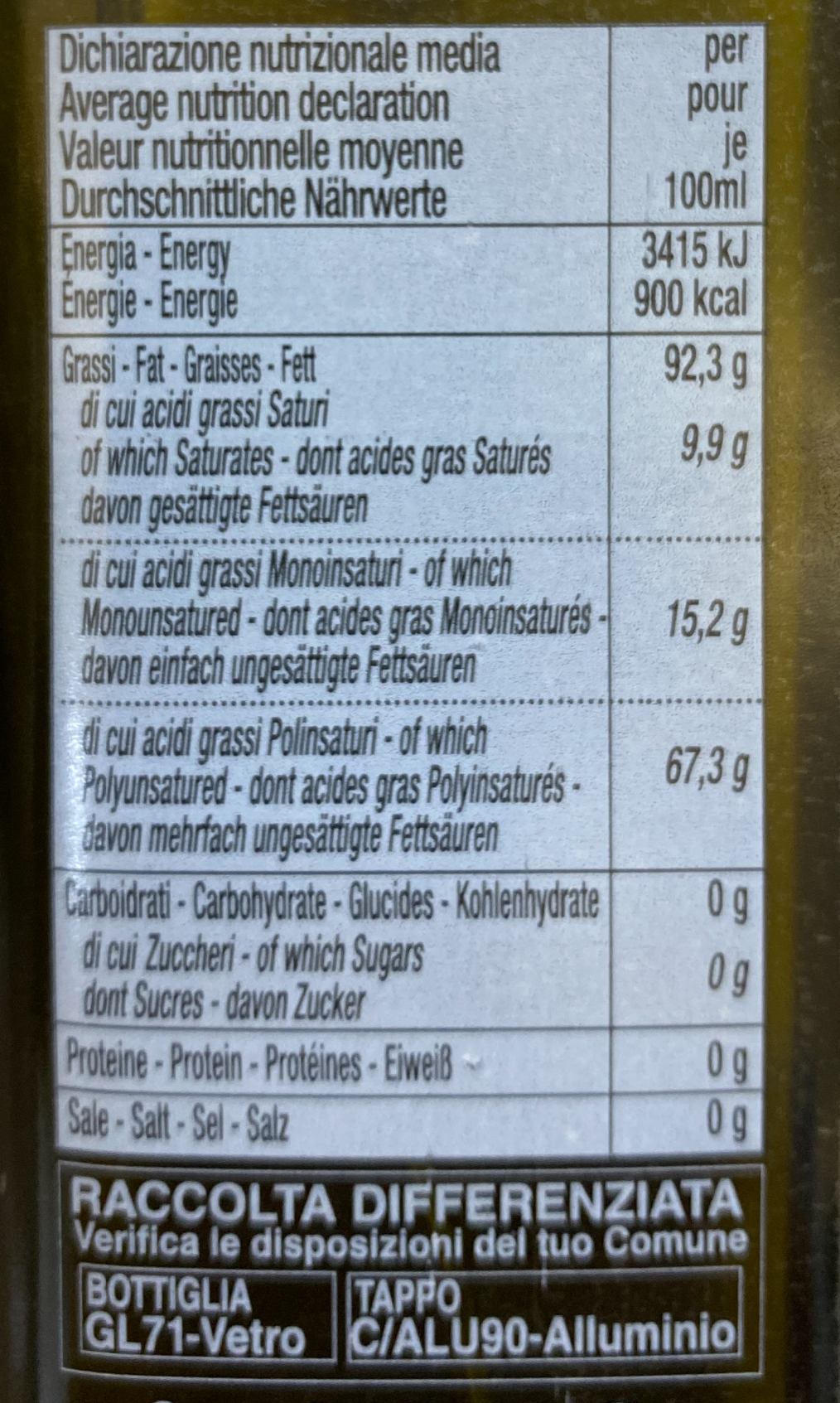 Mantova 合桃油 500毫升 (最佳食用日期為 2027年11月19日)