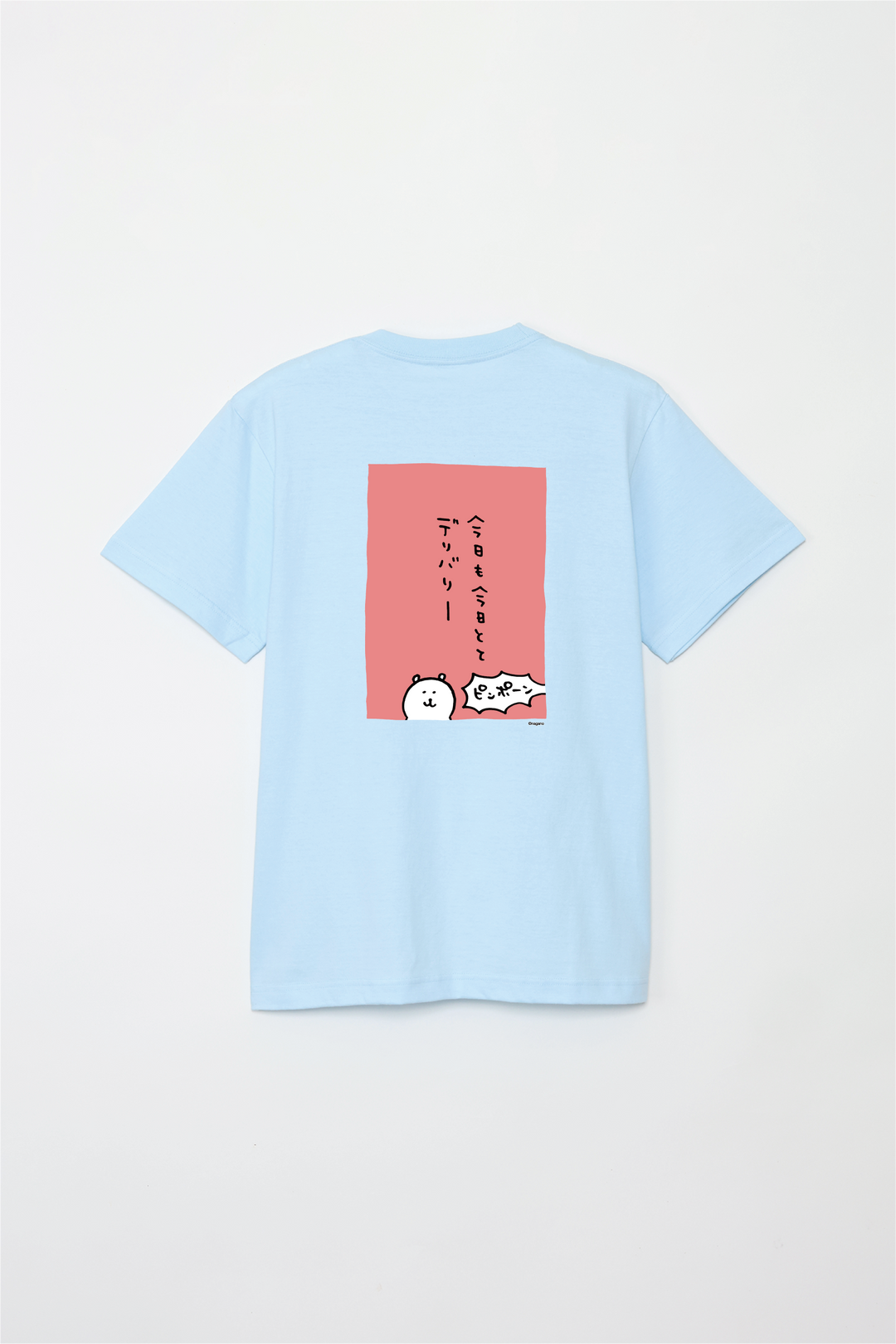 預訂｜白熊 ODM 5.6oz純棉短袖T恤 又是叫外賣的一天 背中央圖案