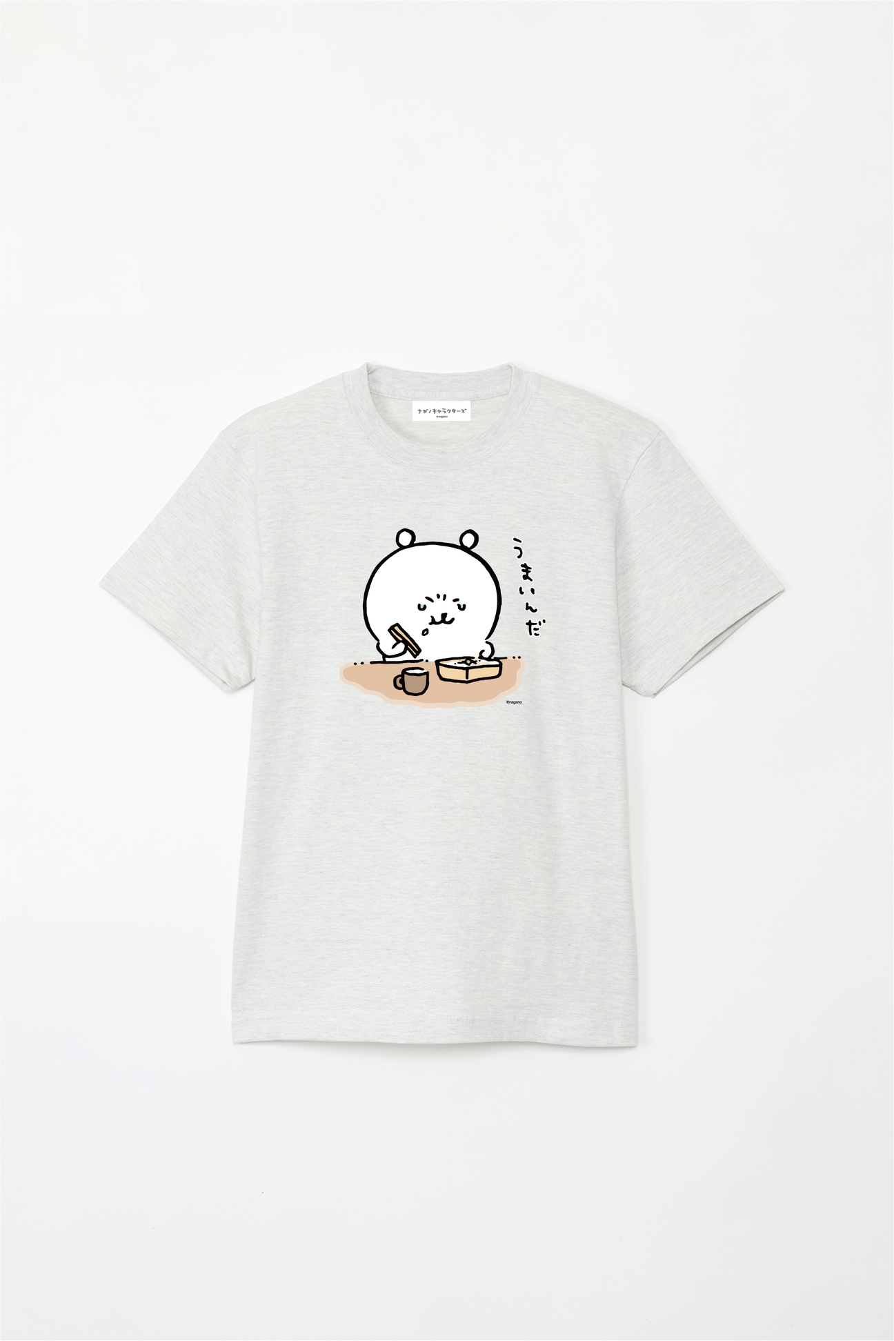 預訂｜白熊 ODM 5.6oz純棉短袖T恤 很好吃 ! 中央圖案