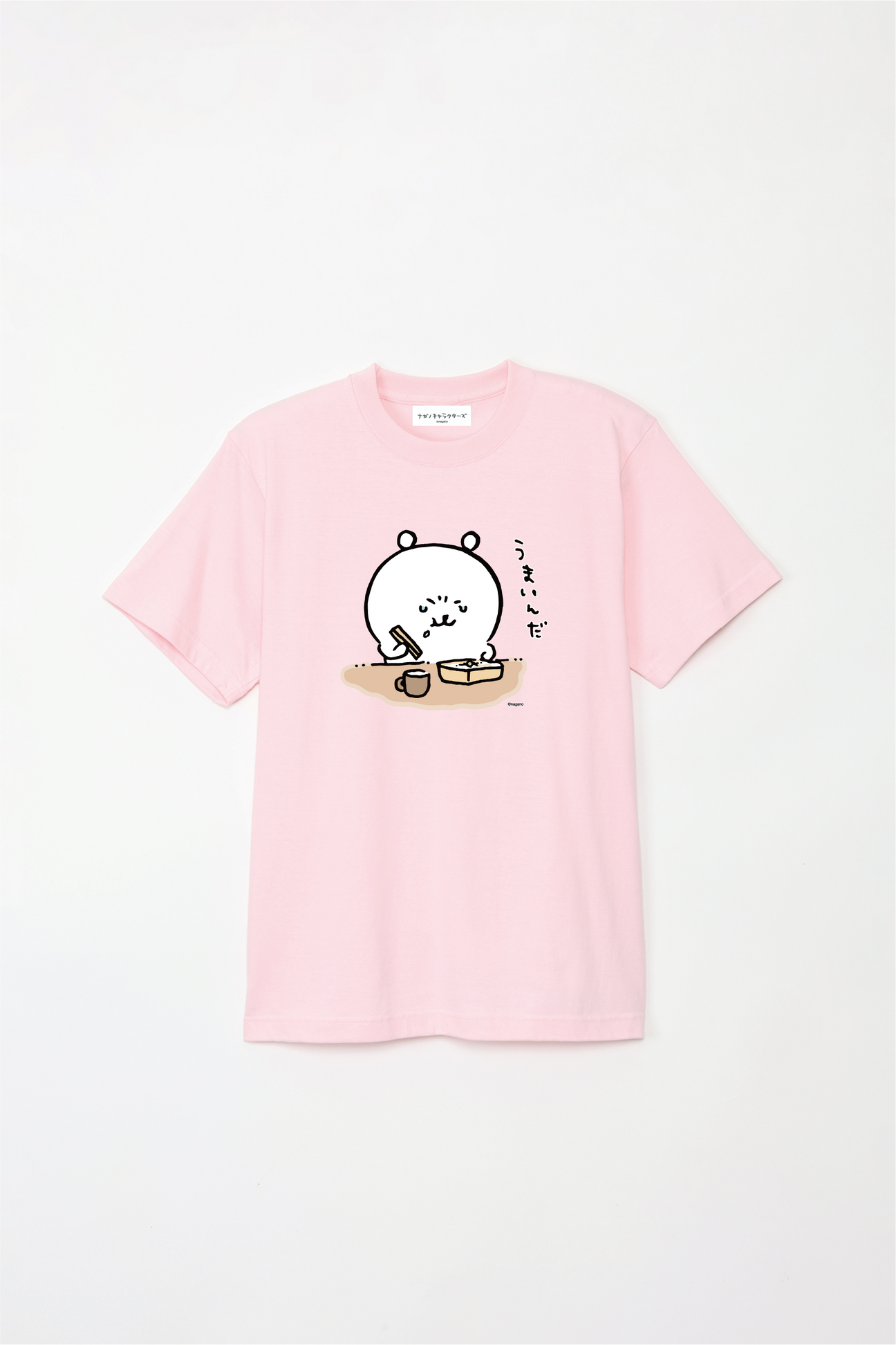 預訂｜白熊 ODM 5.6oz純棉短袖T恤 很好吃 ! 中央圖案