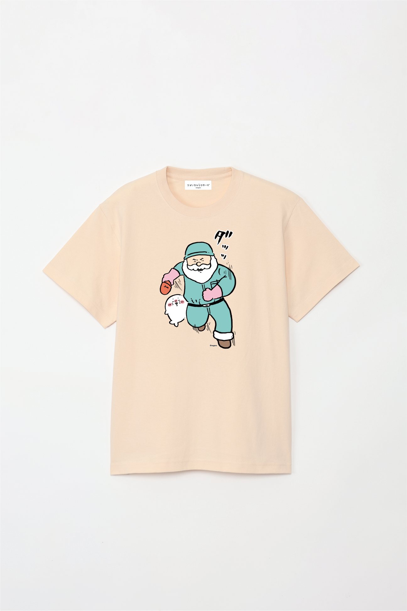 預訂｜白熊 ODM 5.6oz純棉短袖T恤 老爺爺&海豹 中央圖案