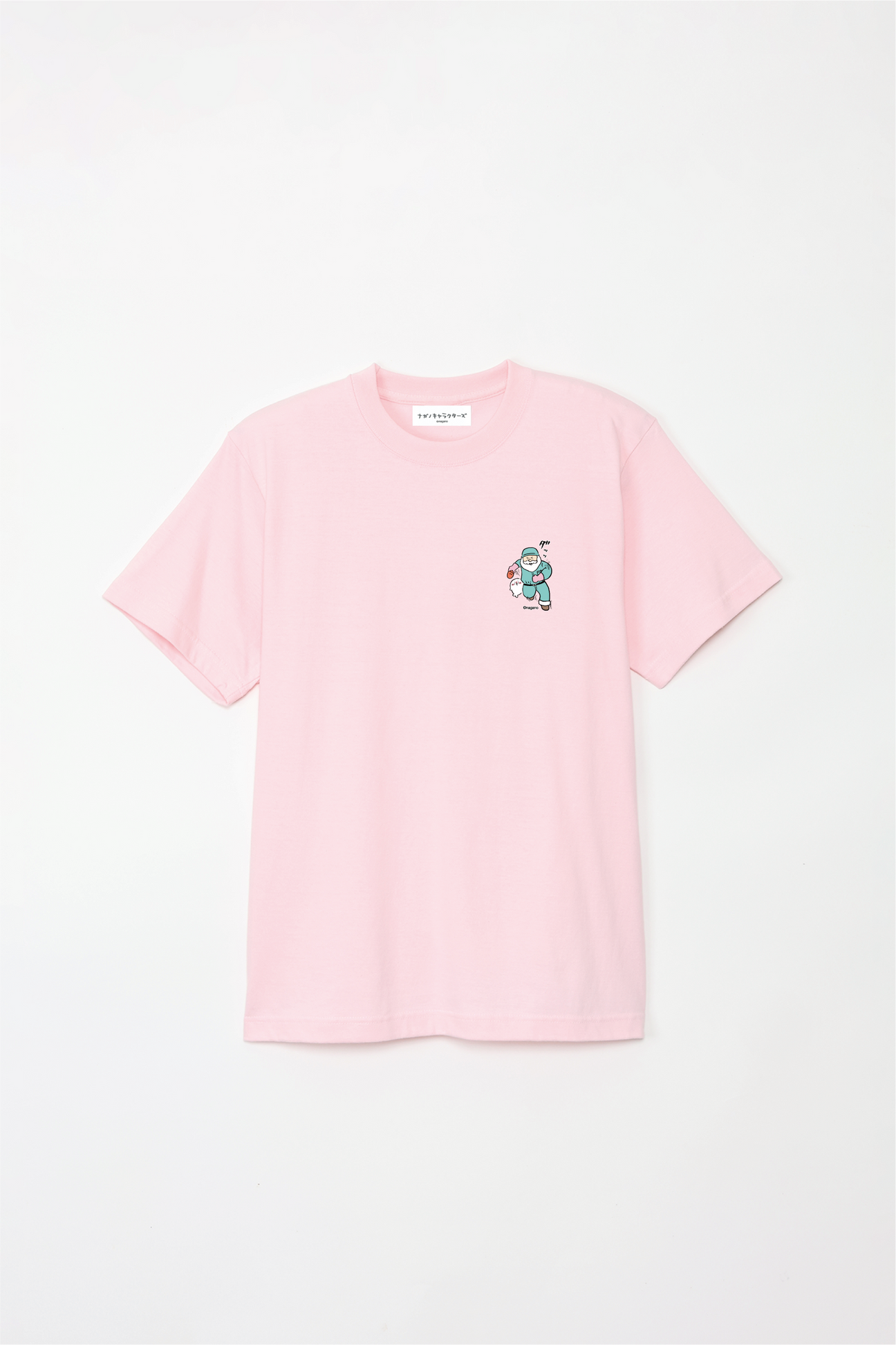 預訂｜白熊 ODM 5.6oz純棉短袖T恤 老爺爺&海豹 左胸圖案