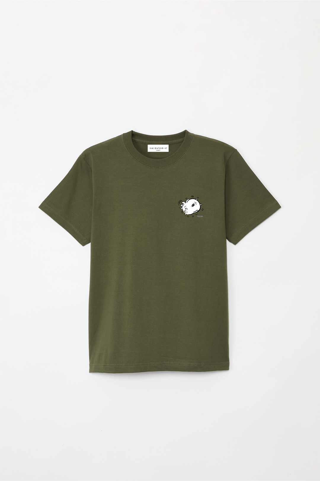 預訂｜白熊 ODM 5.6oz純棉短袖T恤 抓狂 左胸圖案