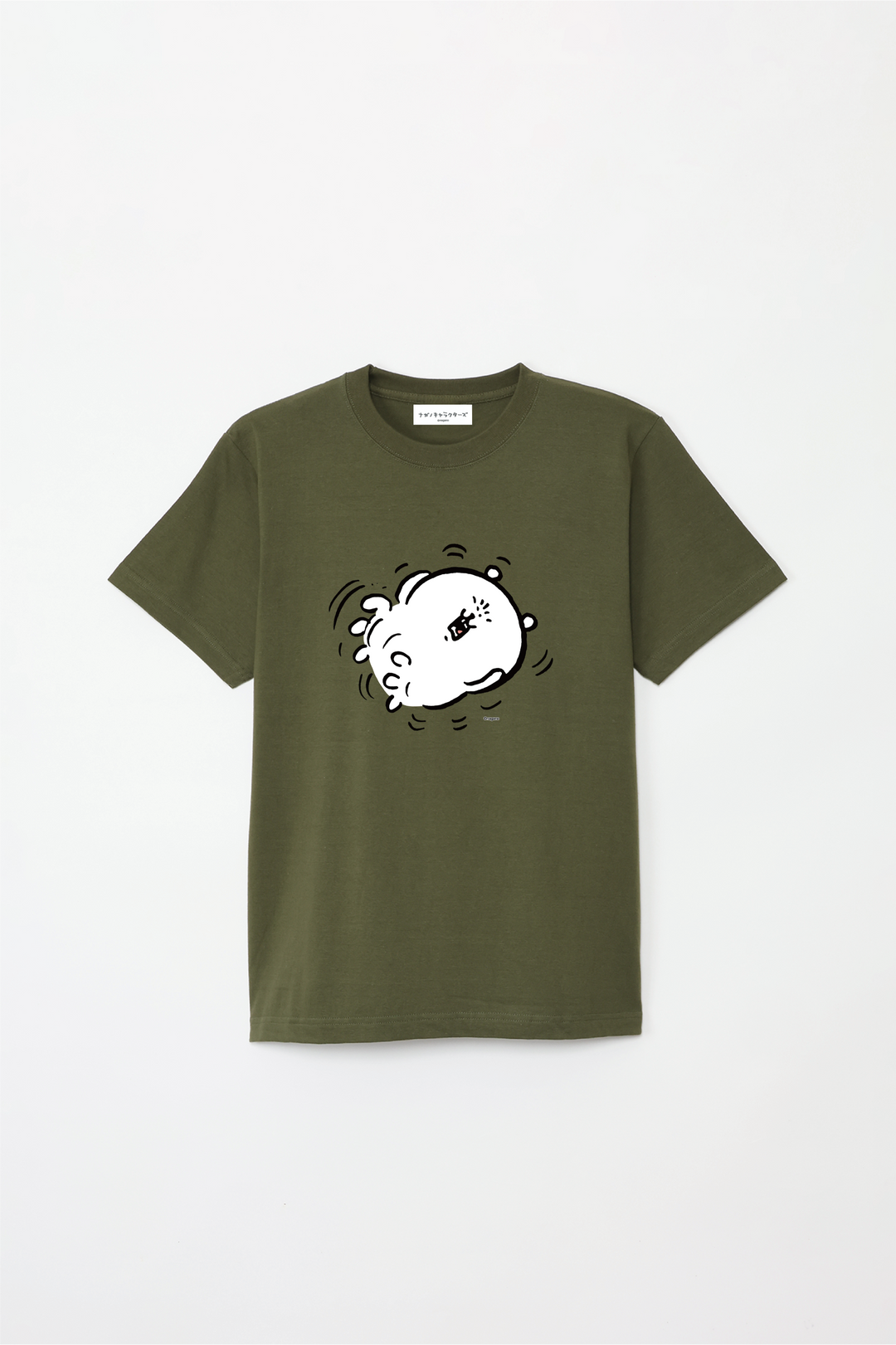 預訂｜白熊 ODM 5.6oz純棉短袖T恤 抓狂 中央圖案