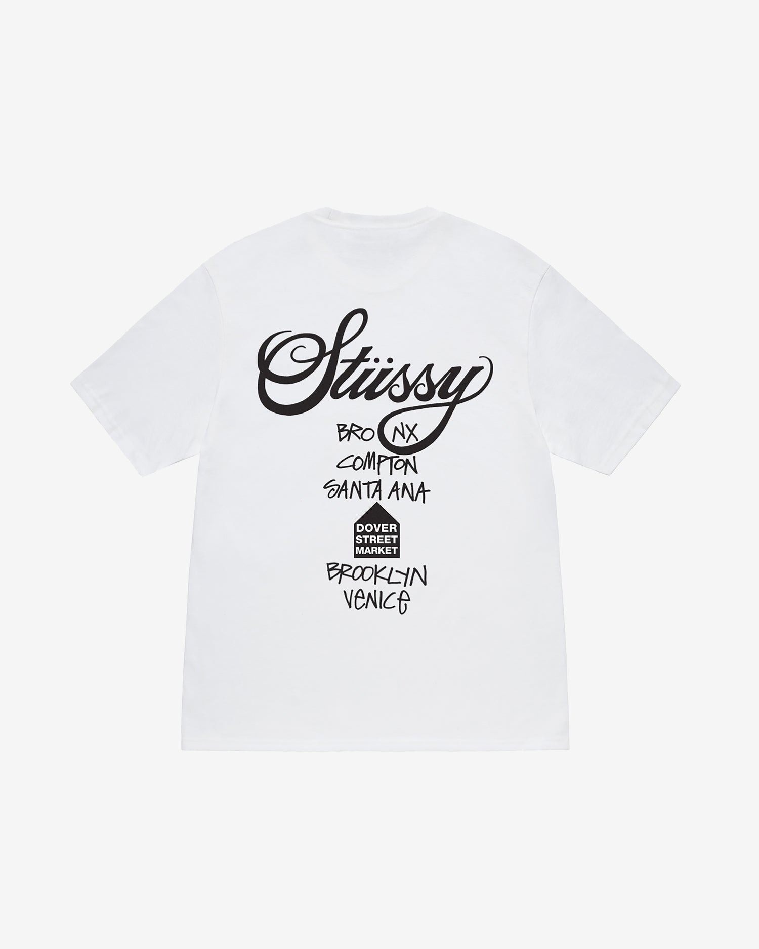STÜSSY SS25 DSM World Tour T-Shirt White （DSM聯名版本）