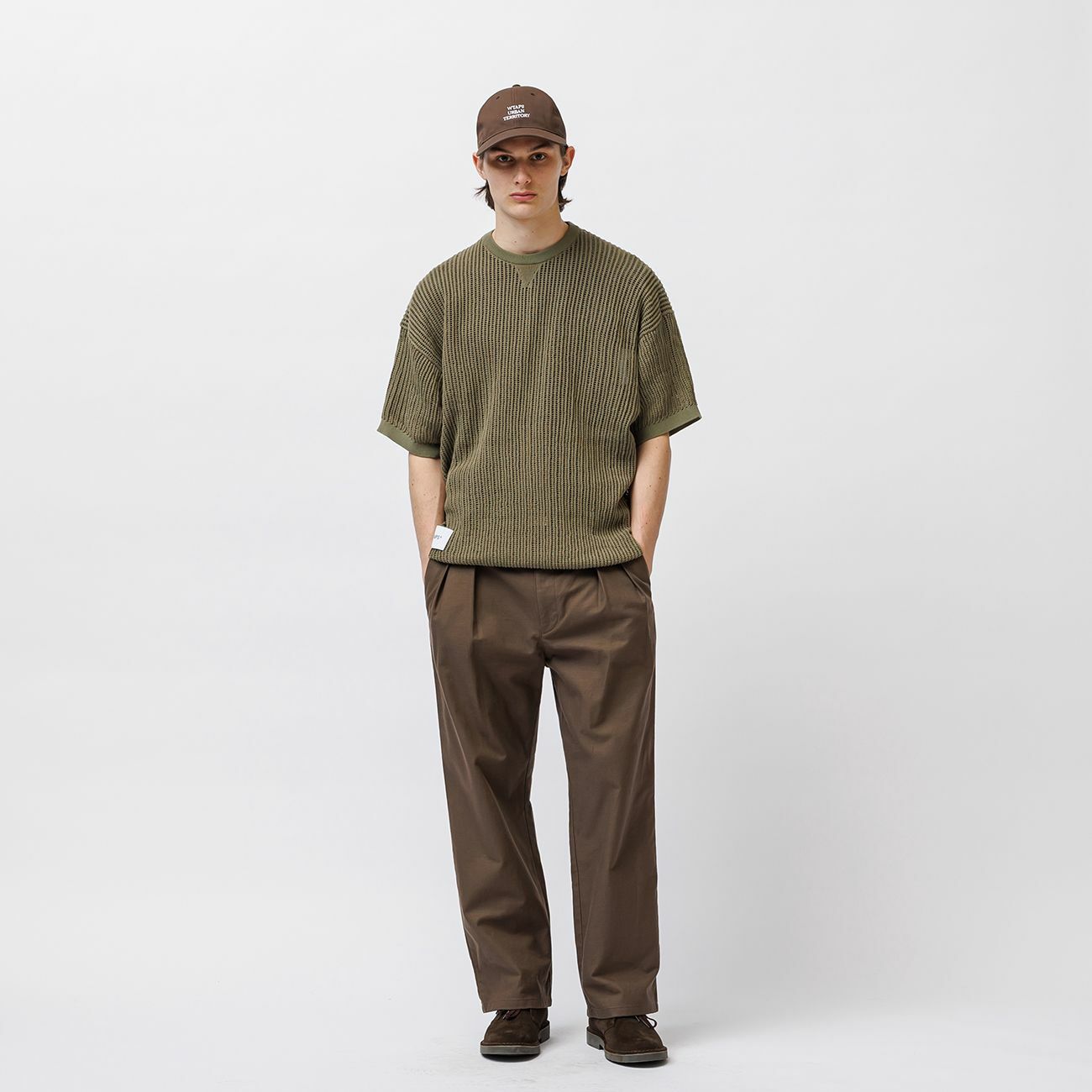 トップス M WTAPS GHILL / SWEATER / COTTON OLIVE WTAPS-Smock-Jacket-Nyco-