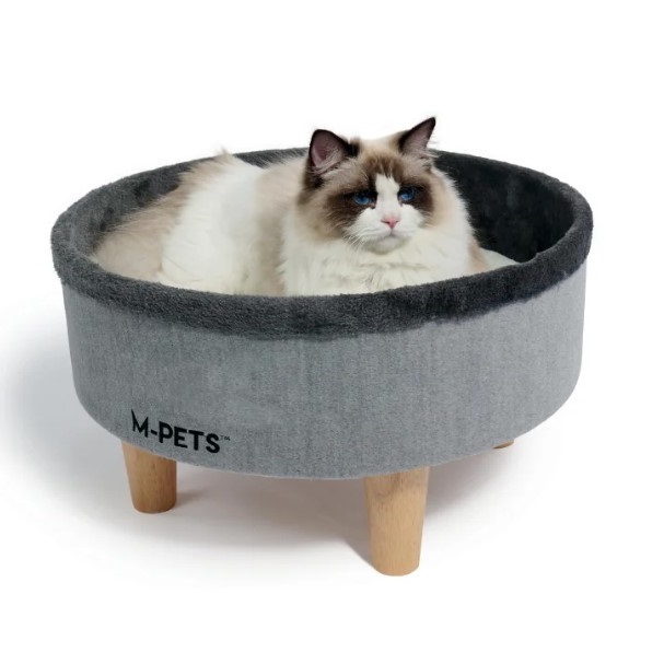 M-Pets Round Elevated Cat Bed