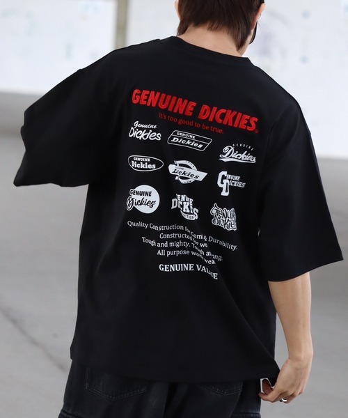 【限時預購】GENUINE DICKIES 日本限定 演化 美式復古 LOGO 美式塗鴉 短T 三色 白/黑/藍