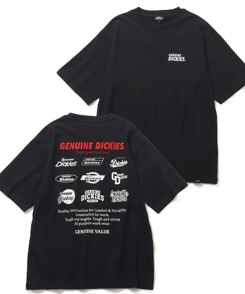 【限時預購】GENUINE DICKIES 日本限定 演化 美式復古 LOGO 美式塗鴉 短T 三色 白/黑/藍