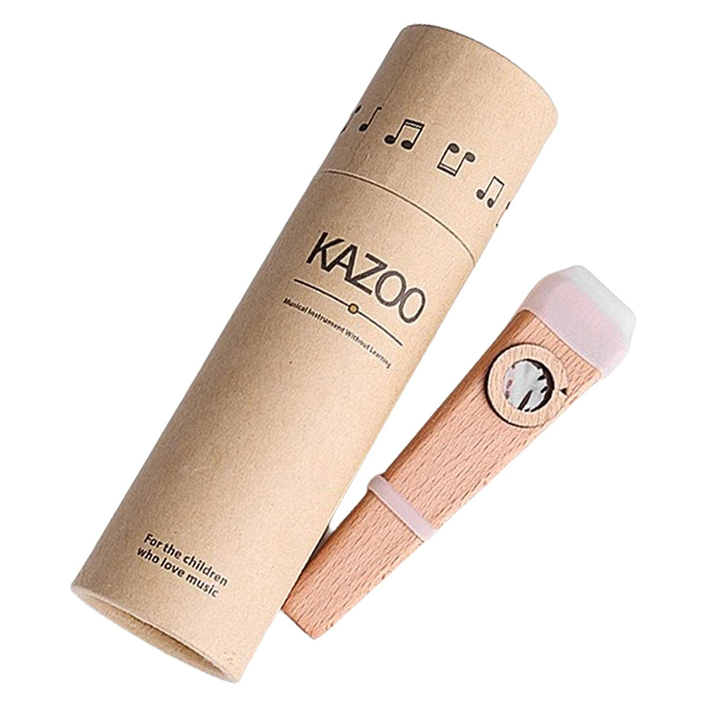 ML1110 桃花芯木卡祖笛 KAZOO 附防塵嘴套 笛桶