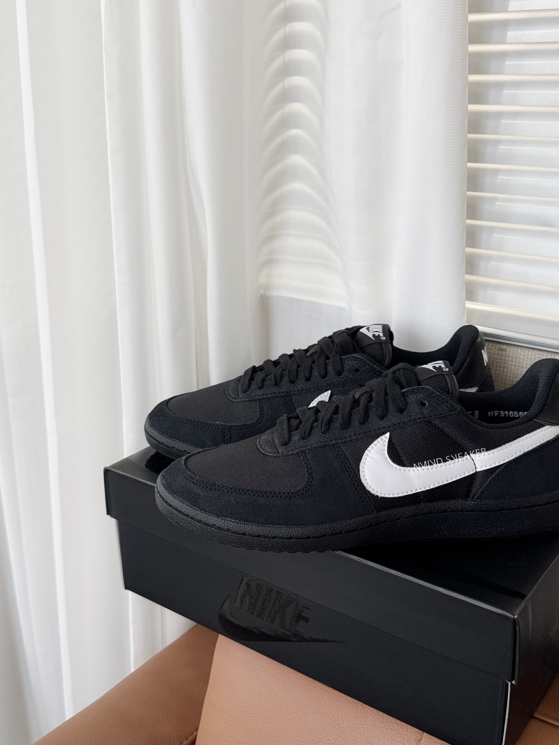 <快速出貨> Nike Field General 德訓鞋 黑麂皮