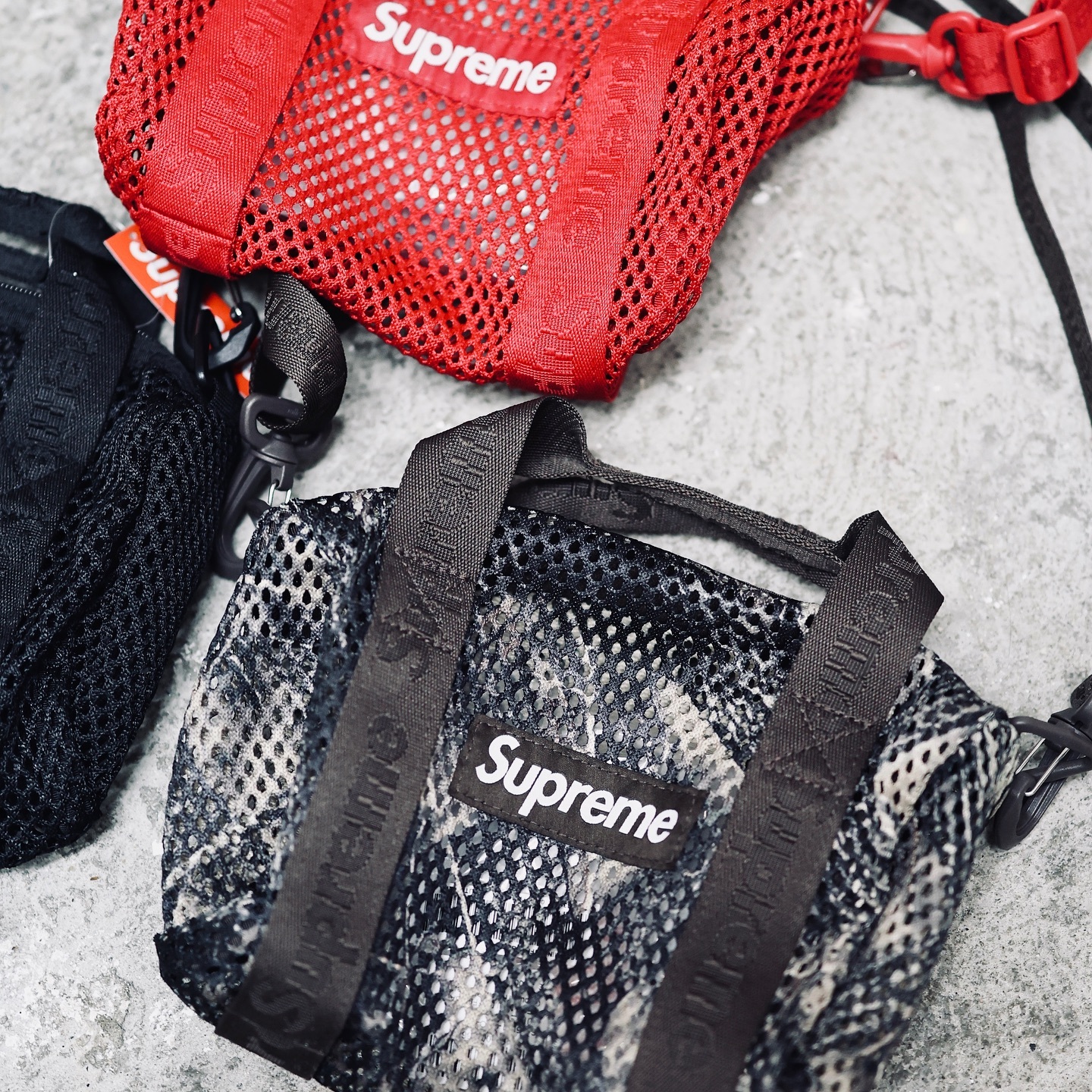 SUPREME SS25 MESH MINI DUFFLE BAG 三色