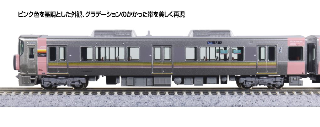 Kato 10-1908 N規227系500系Urara 電車.2輛
