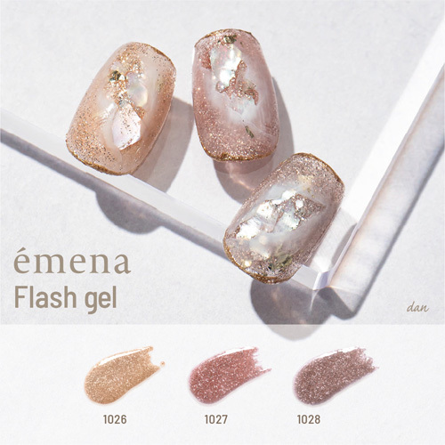 émena Flash gel 閃鑽凝膠 1026~1028 (3色選擇)
