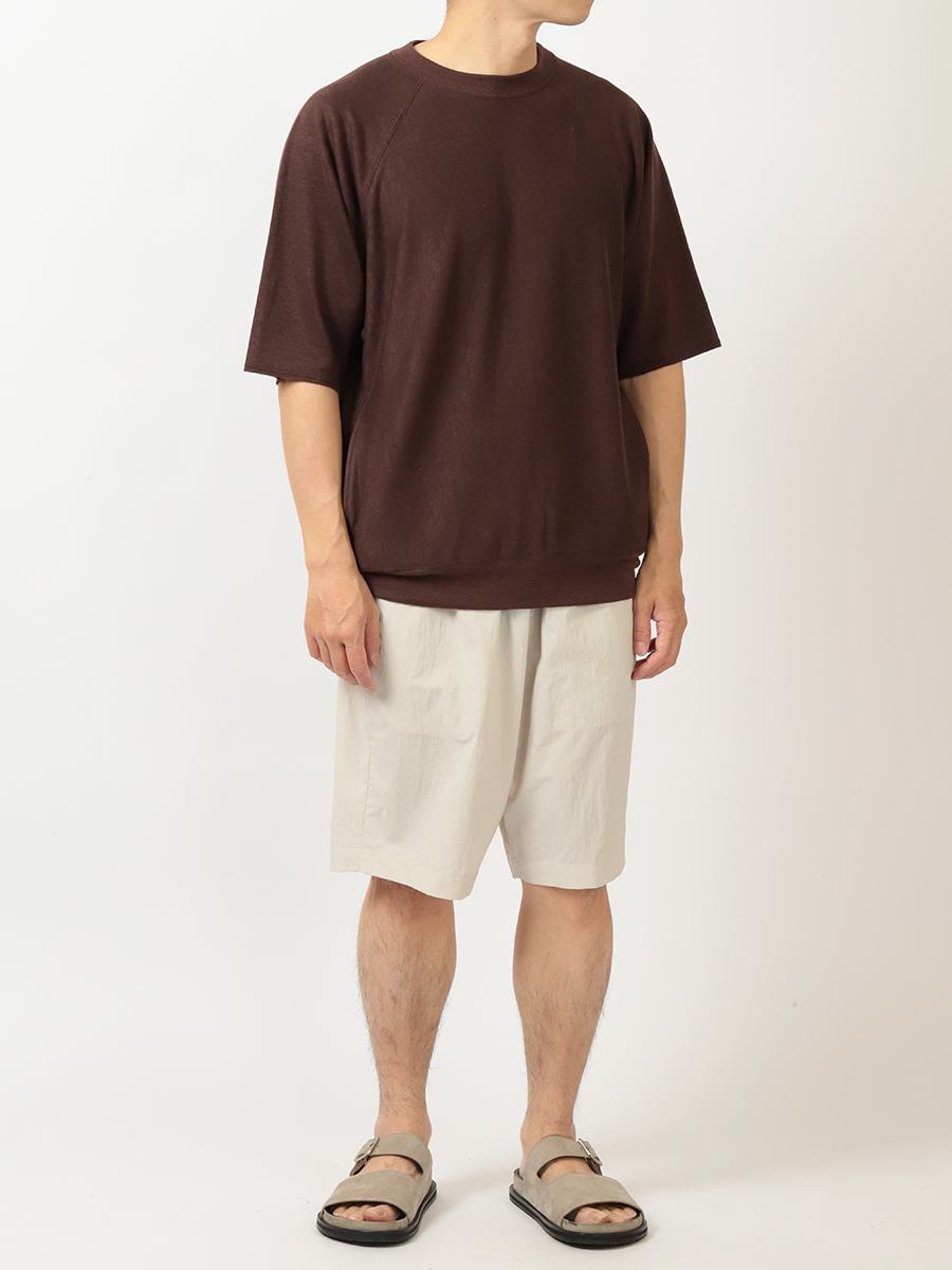 Batoner Belgian Linen Urake Crew Neck Sweatshirt