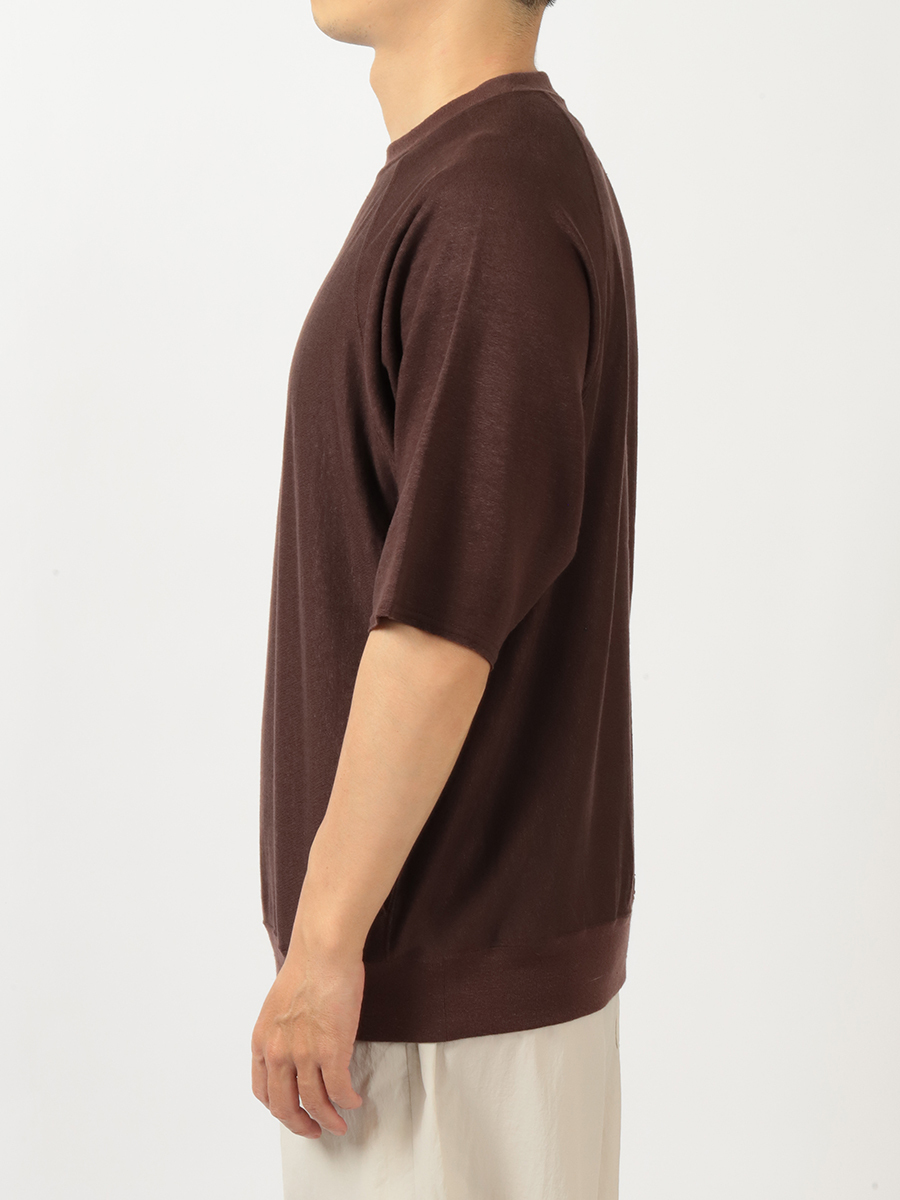 Batoner Belgian Linen Urake Crew Neck Sweatshirt