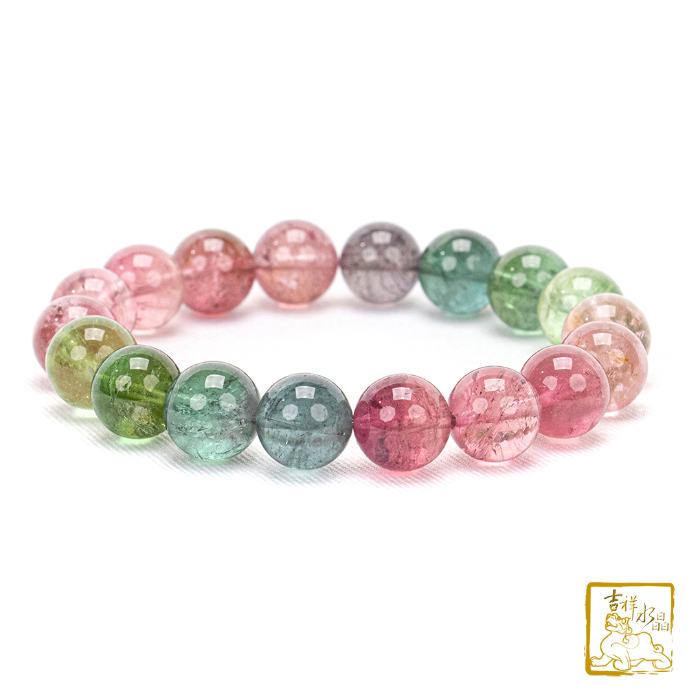 頂級糖果碧璽手珠 11.2mm 財富人緣