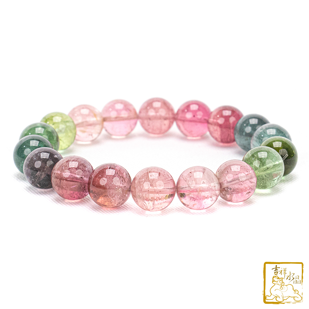頂級糖果碧璽手珠 11.2mm 財富人緣