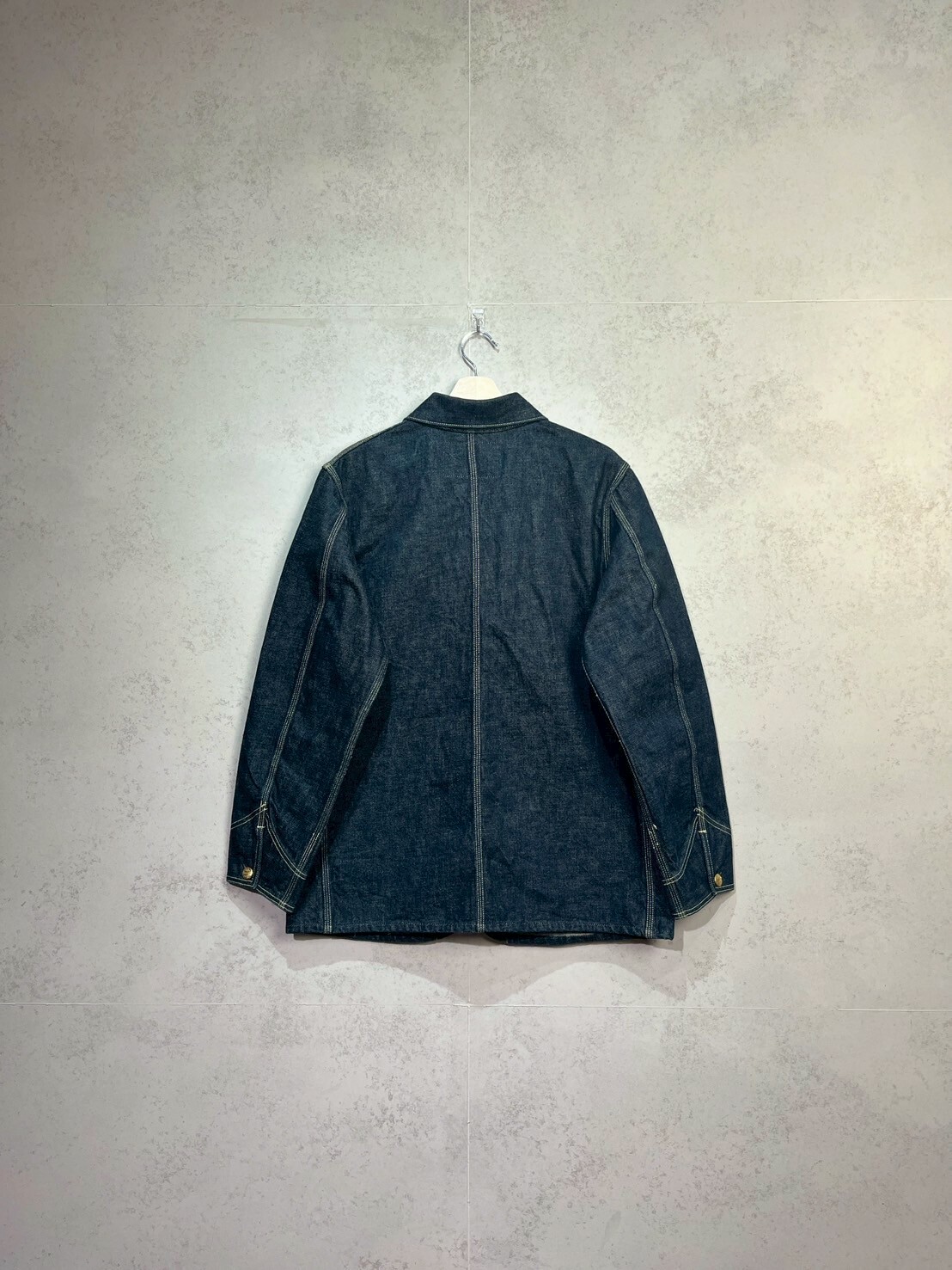 CALEE DENIM COVERALL JACKET SIZE M