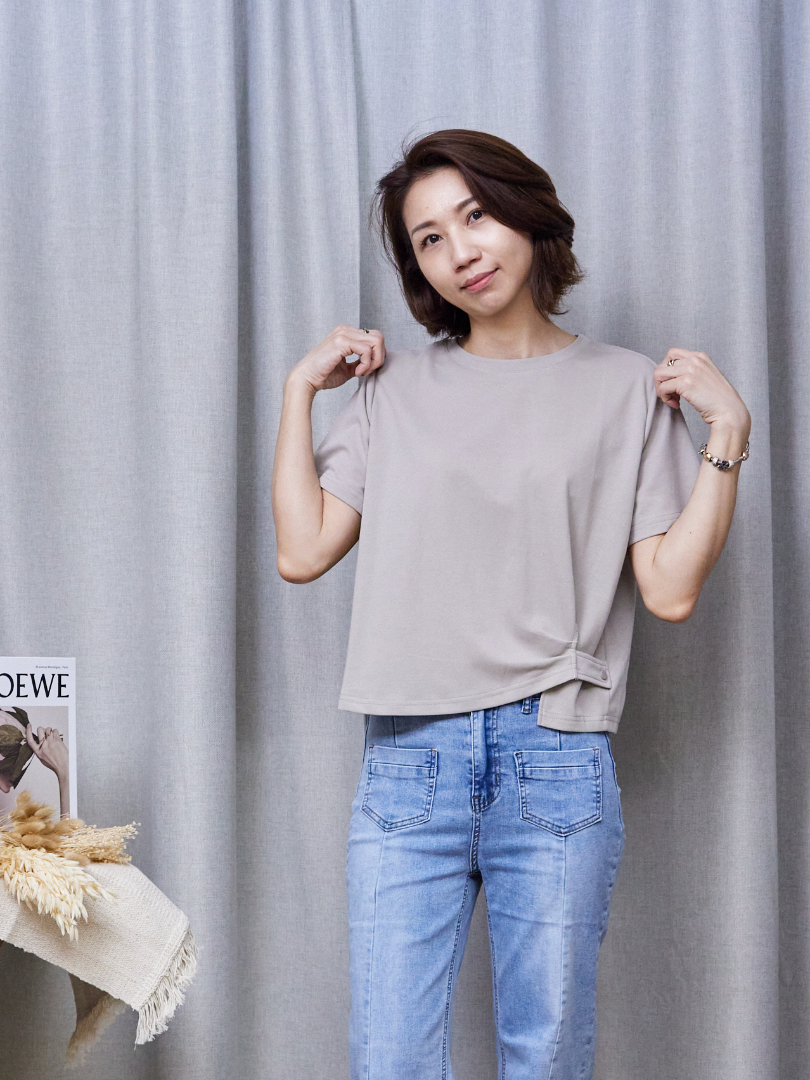 率性 X 修飾一次到位！輕鬆出門穿這件Tee