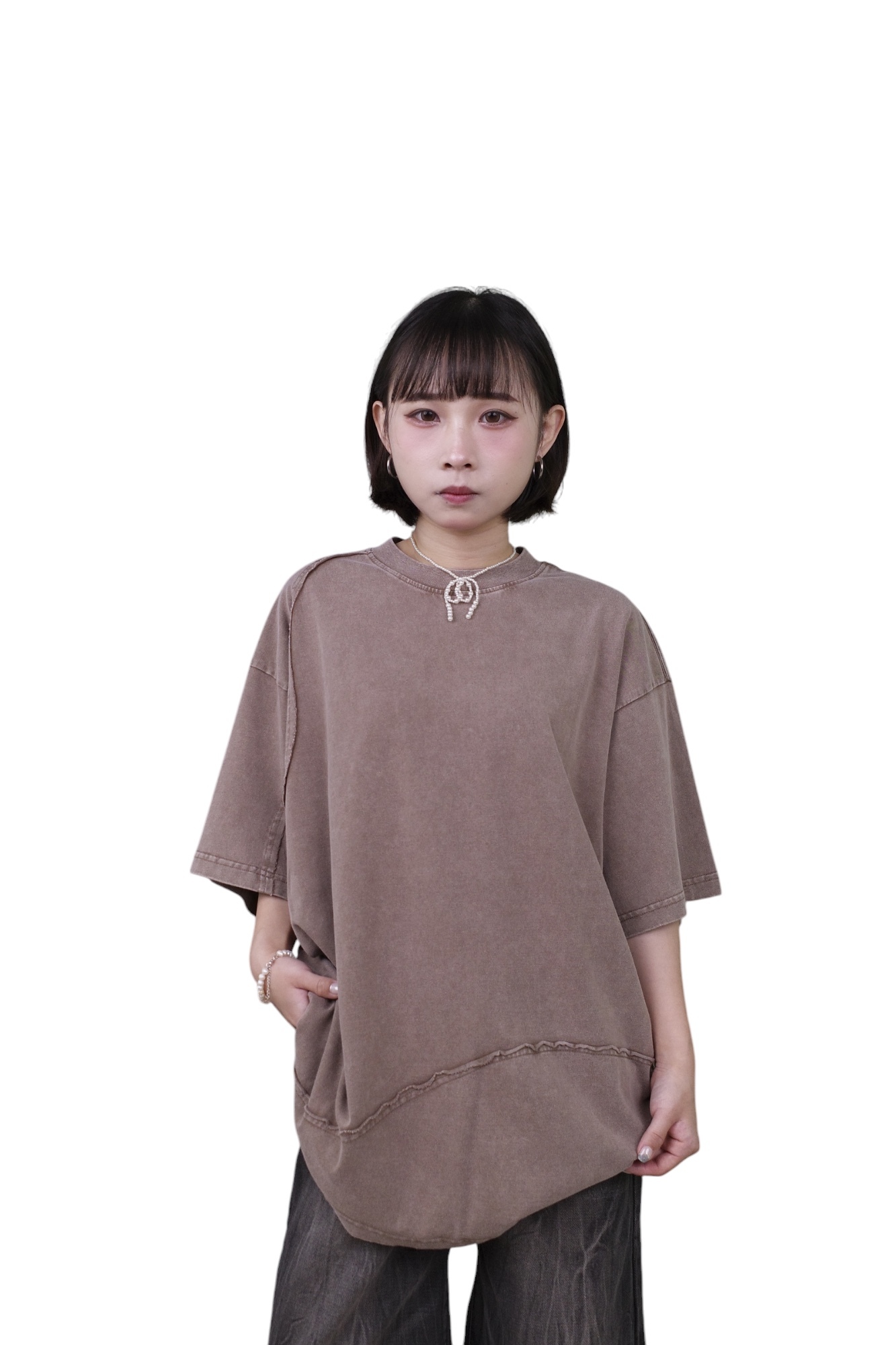 『Always_Good』蠟染 拼接 做舊 水洗 短T