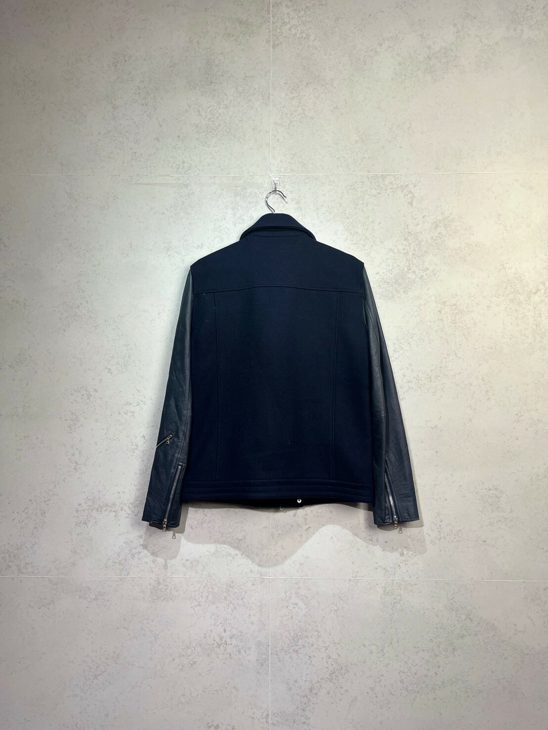 UNIFORM EXPERIMENT FABRIC MIX RIDERS BLOUSON SIZE 3