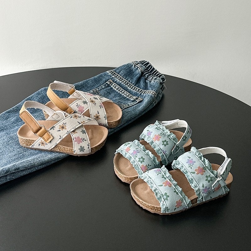 夏季田園風露趾涼鞋