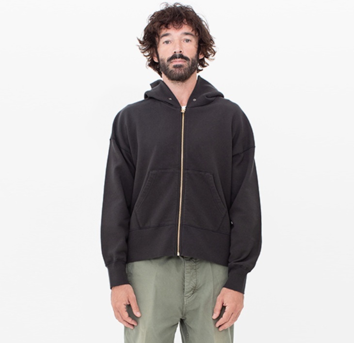 VISVIM 2025 S/S COURT HOODIE F.Z. (C/WS) - BLACK SIZE 5 PRE ORDER ITEM (預訂中)