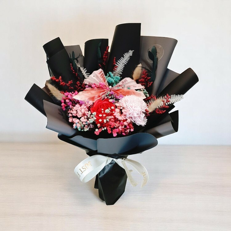 蝴蝶鈔票花束,新款鈔票花束蝴蝶花園造型鈔票花束