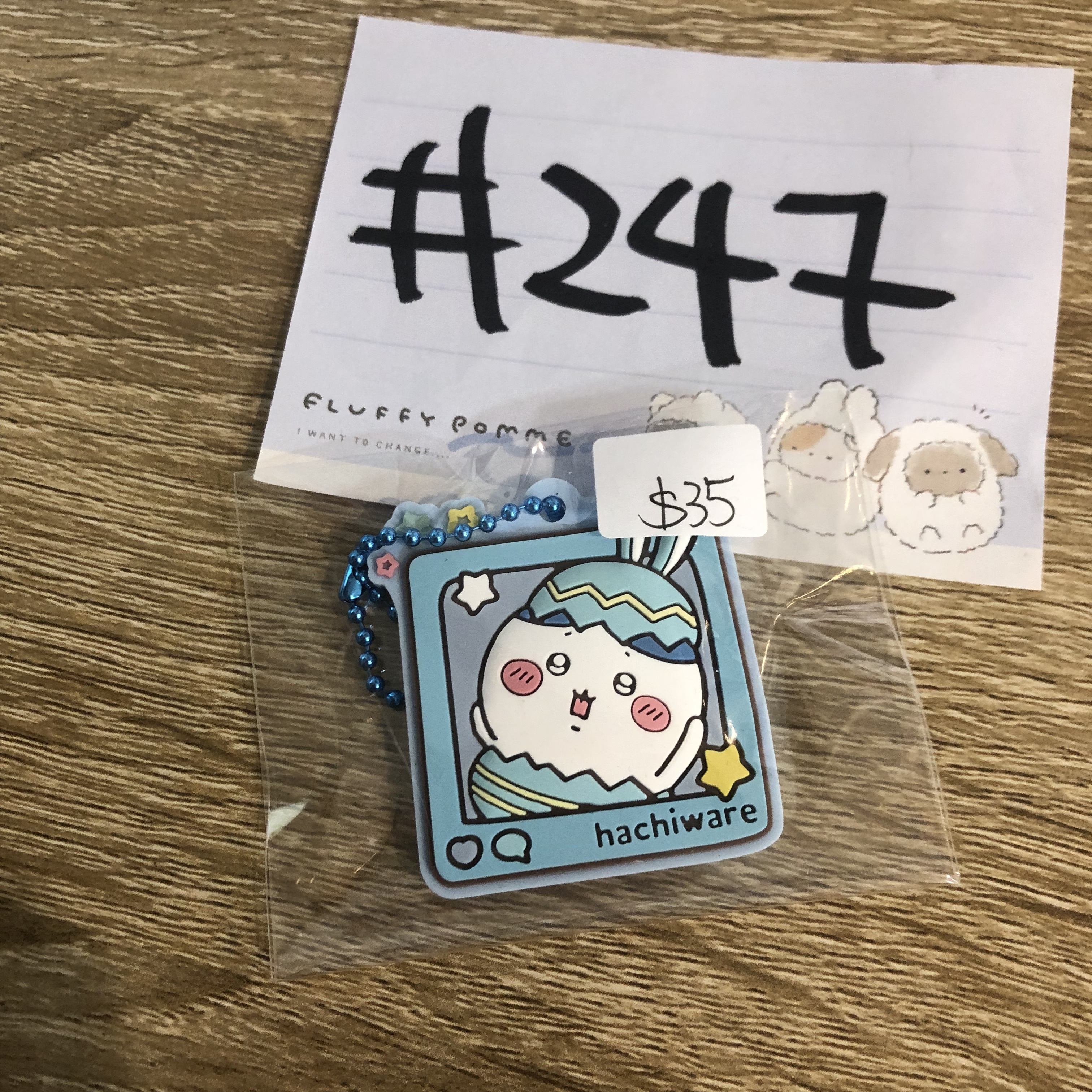 CHIIKAWA 八字貓 掛件#247