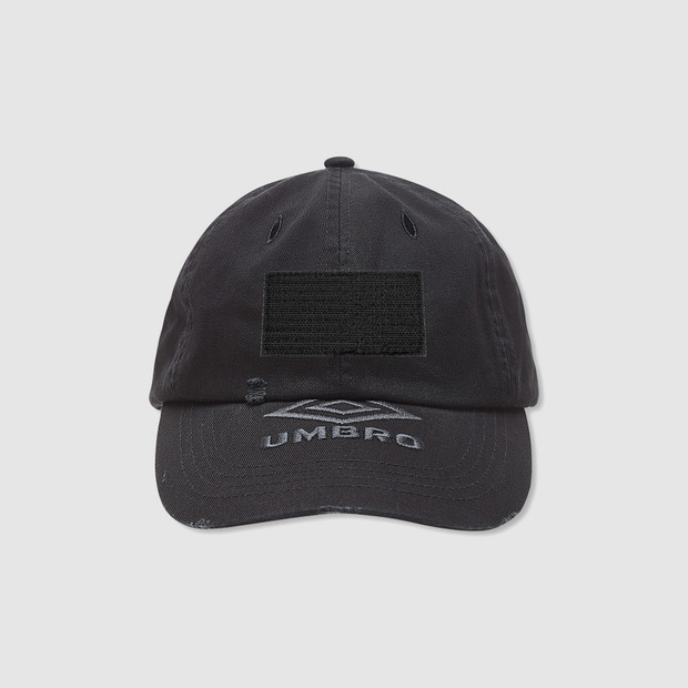 Umbro SLAM JAM TACTICAL CAP ブラック Umbro x Slam Jam Spines Cap Washed Black Men's - FW24 - US