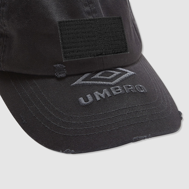 Umbro SLAM JAM TACTICAL CAP ブラック Umbro x Slam Jam Spines Cap Washed Black Men's - FW24 - US