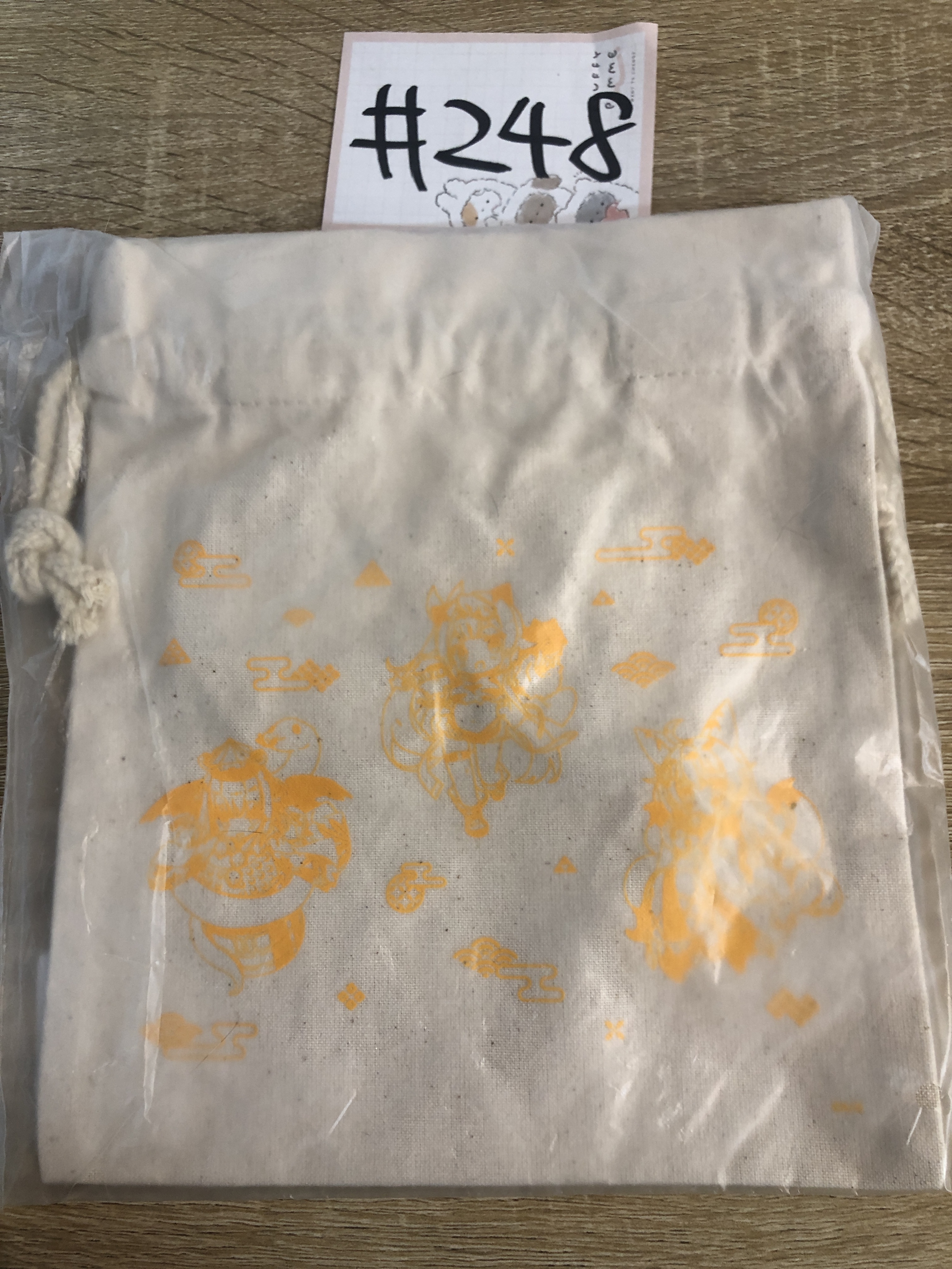 彩虹社 收納袋 織姬星 巾著 #248