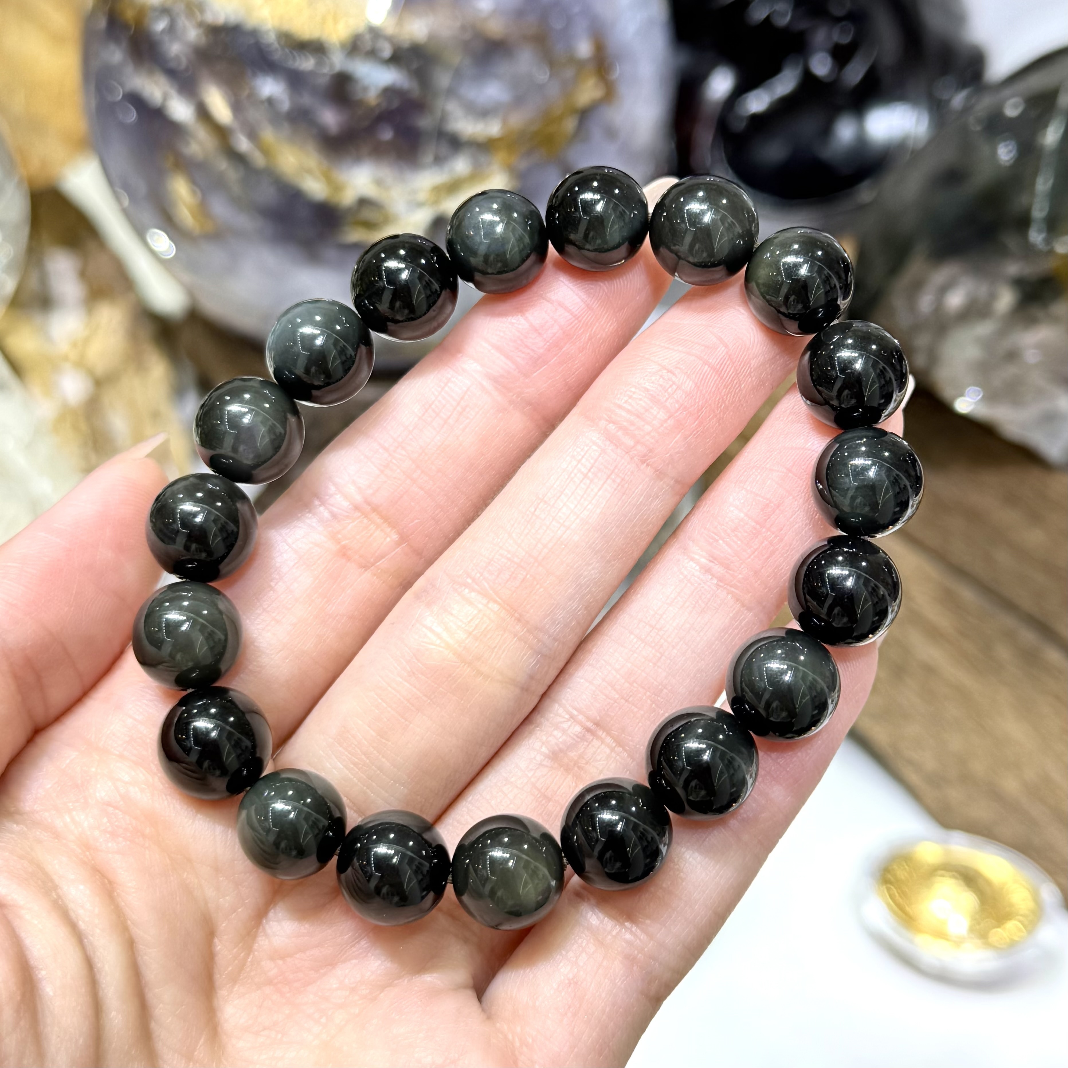 【辟邪防禦】彩曜石 10mm (編號0402)