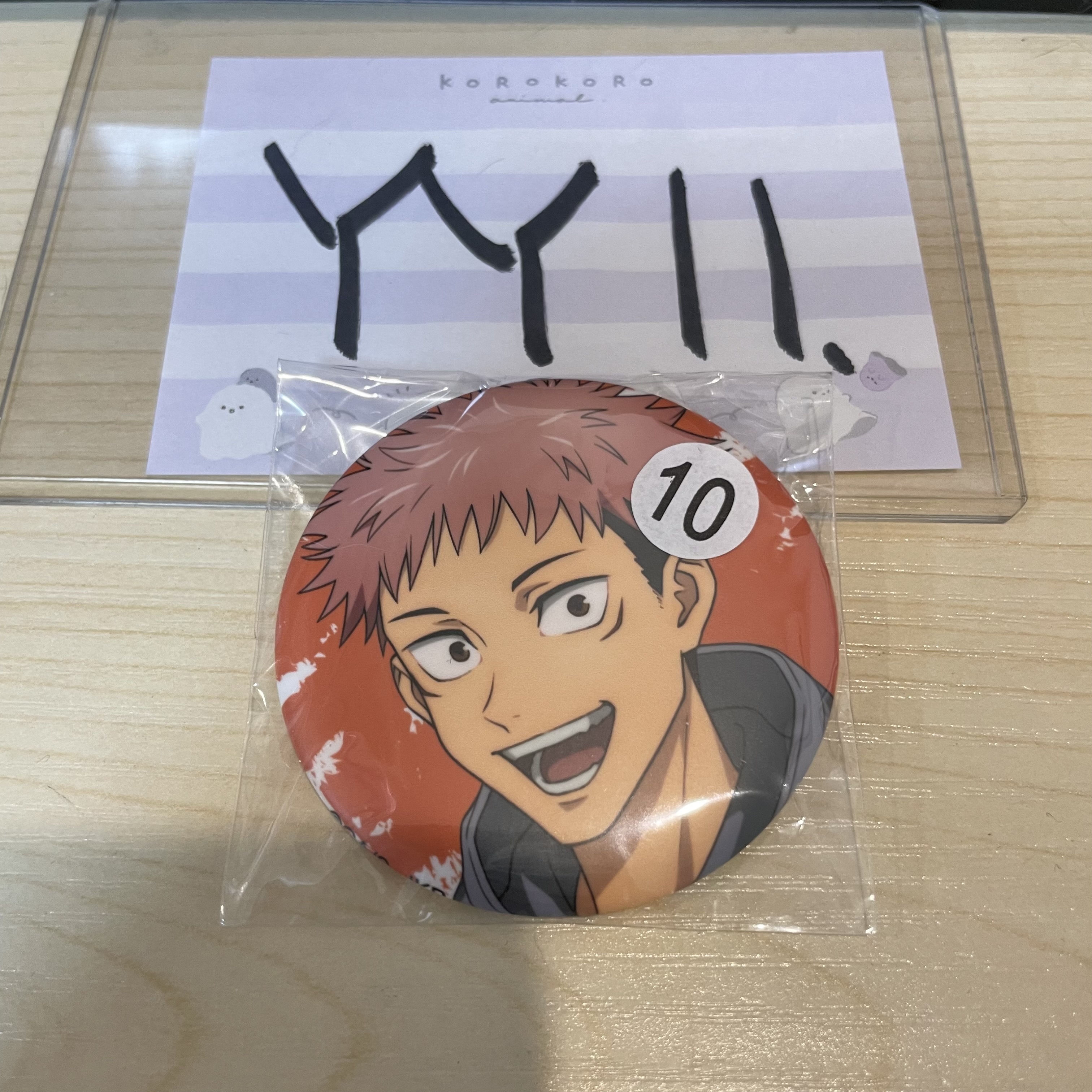 咒術迴戰  虎杖 襟章                #YY11