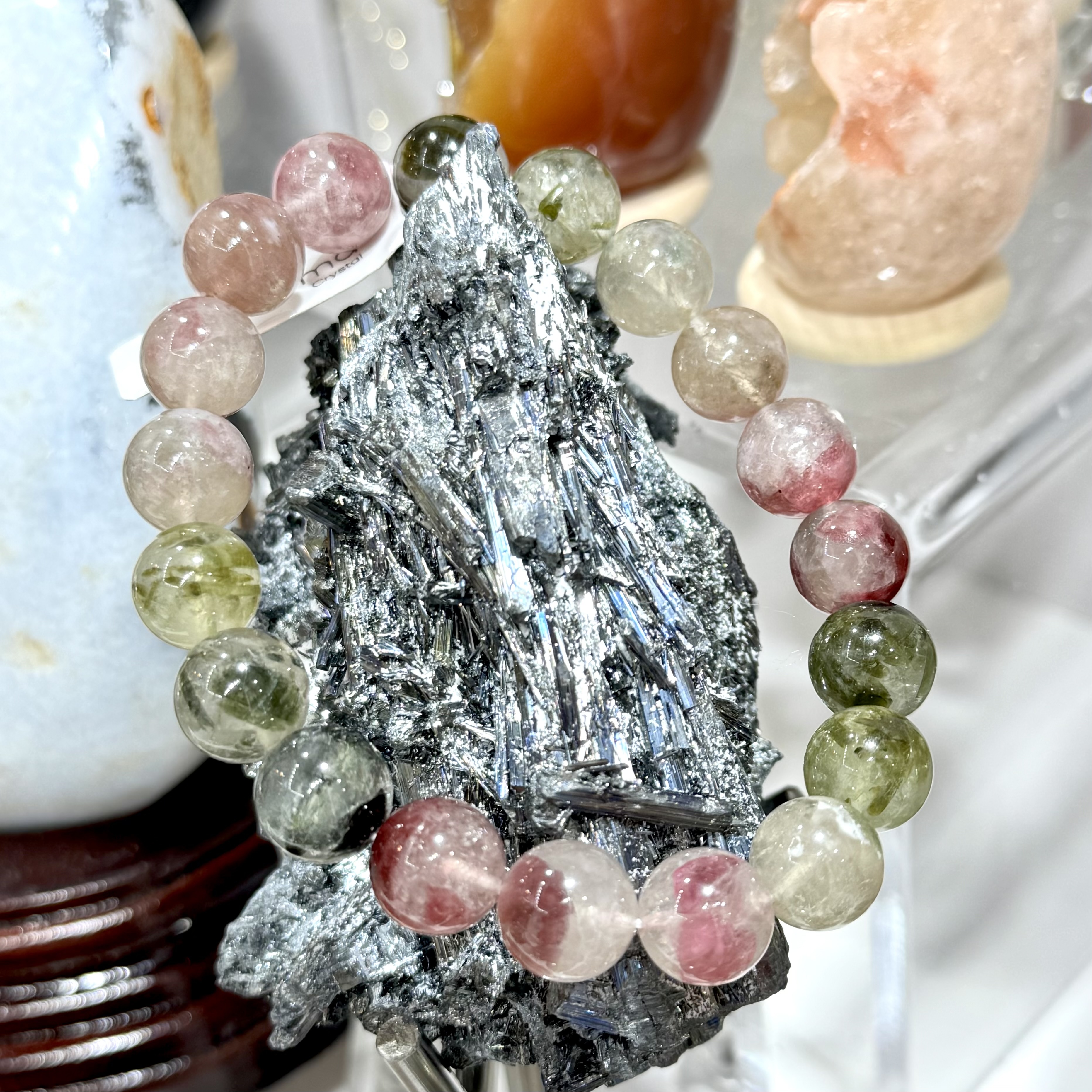 【健康】玉化碧璽 11mm (編號0421)