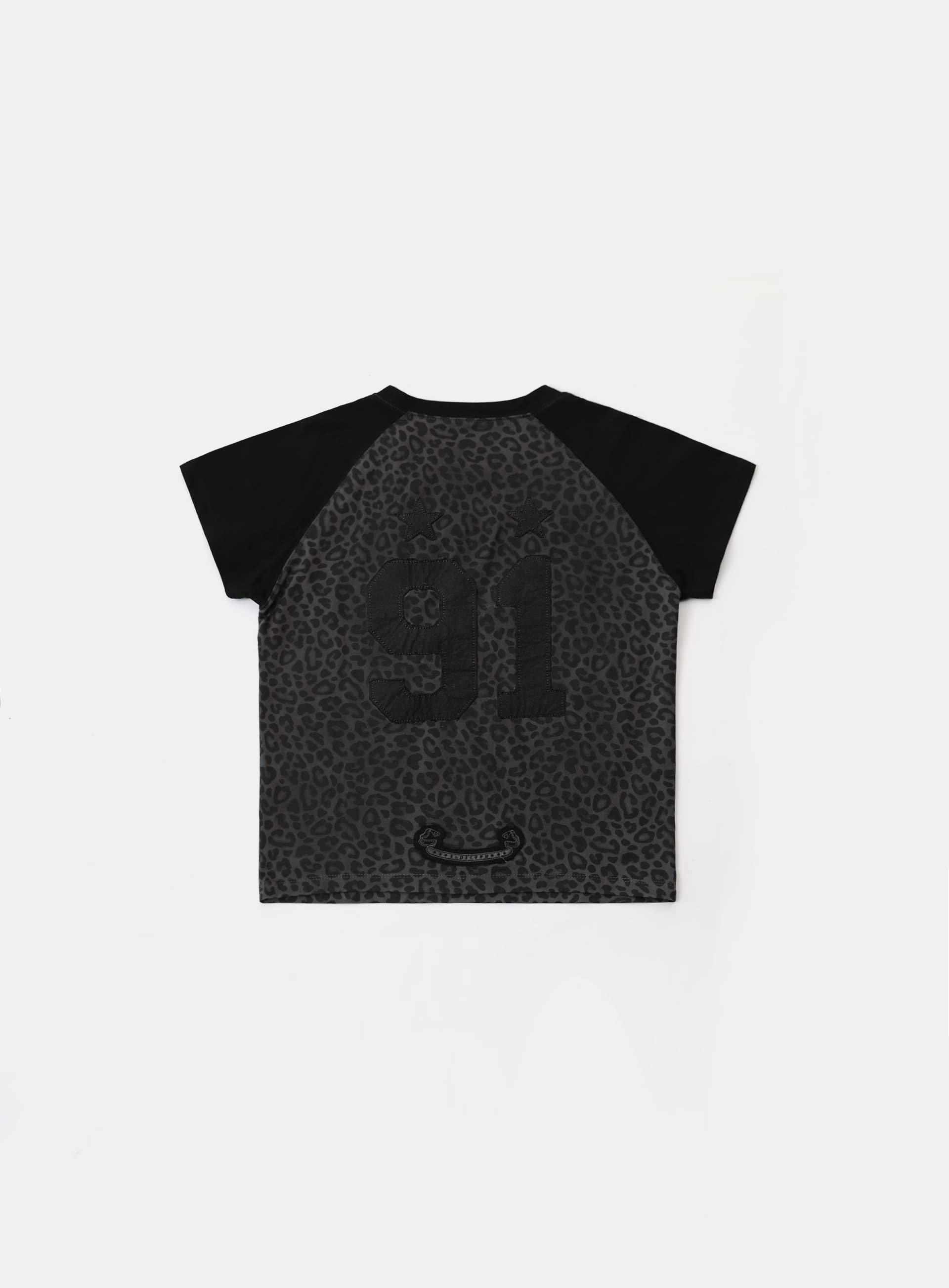 bad blood - Contrast short sleeve (Black Leopard)