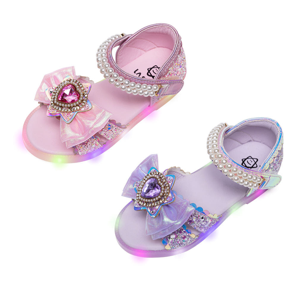 La Stella Shooting Star LED Princess Summer Sandals