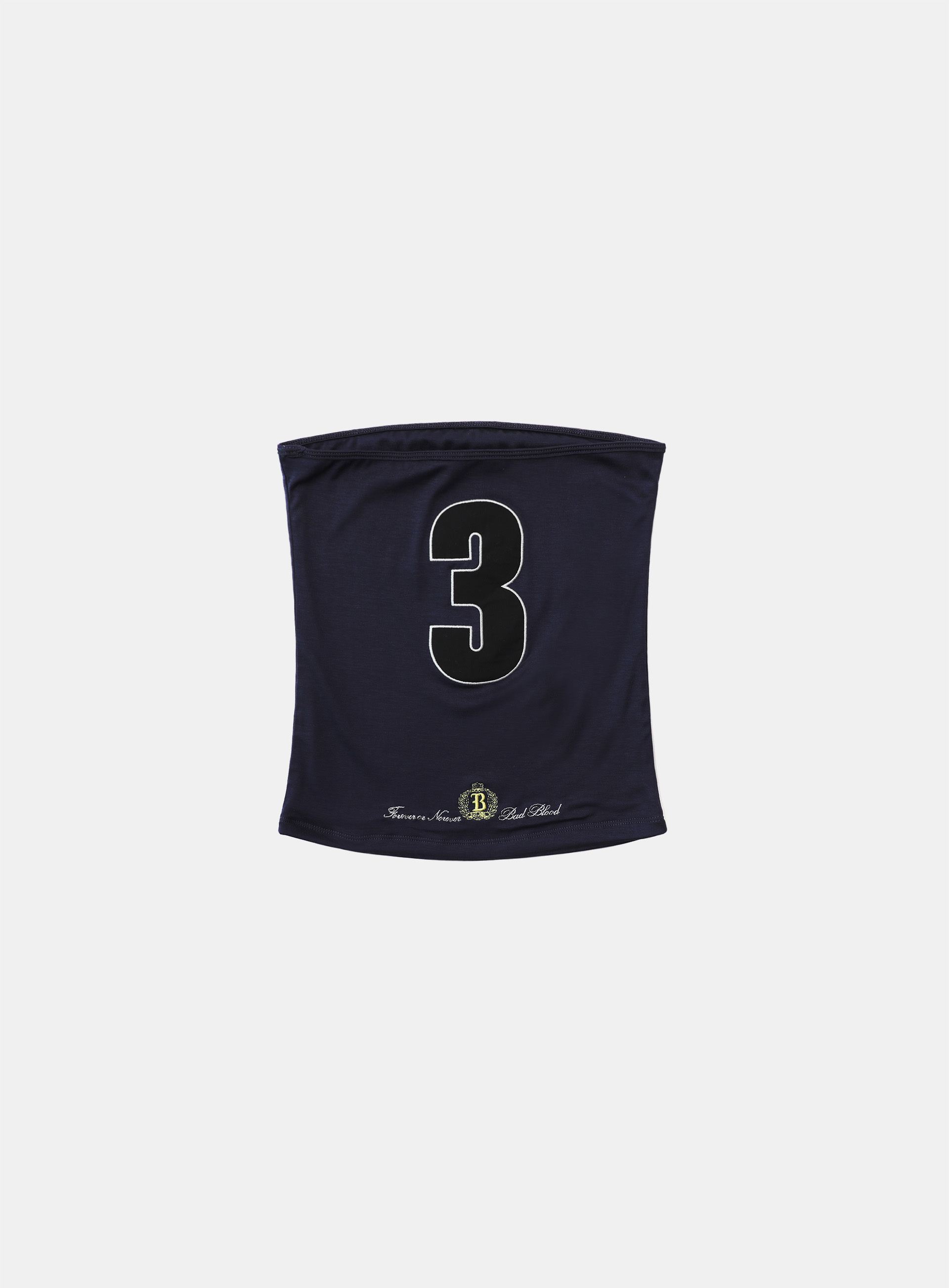 bad blood - Classic Logo Tube Top (Navy)