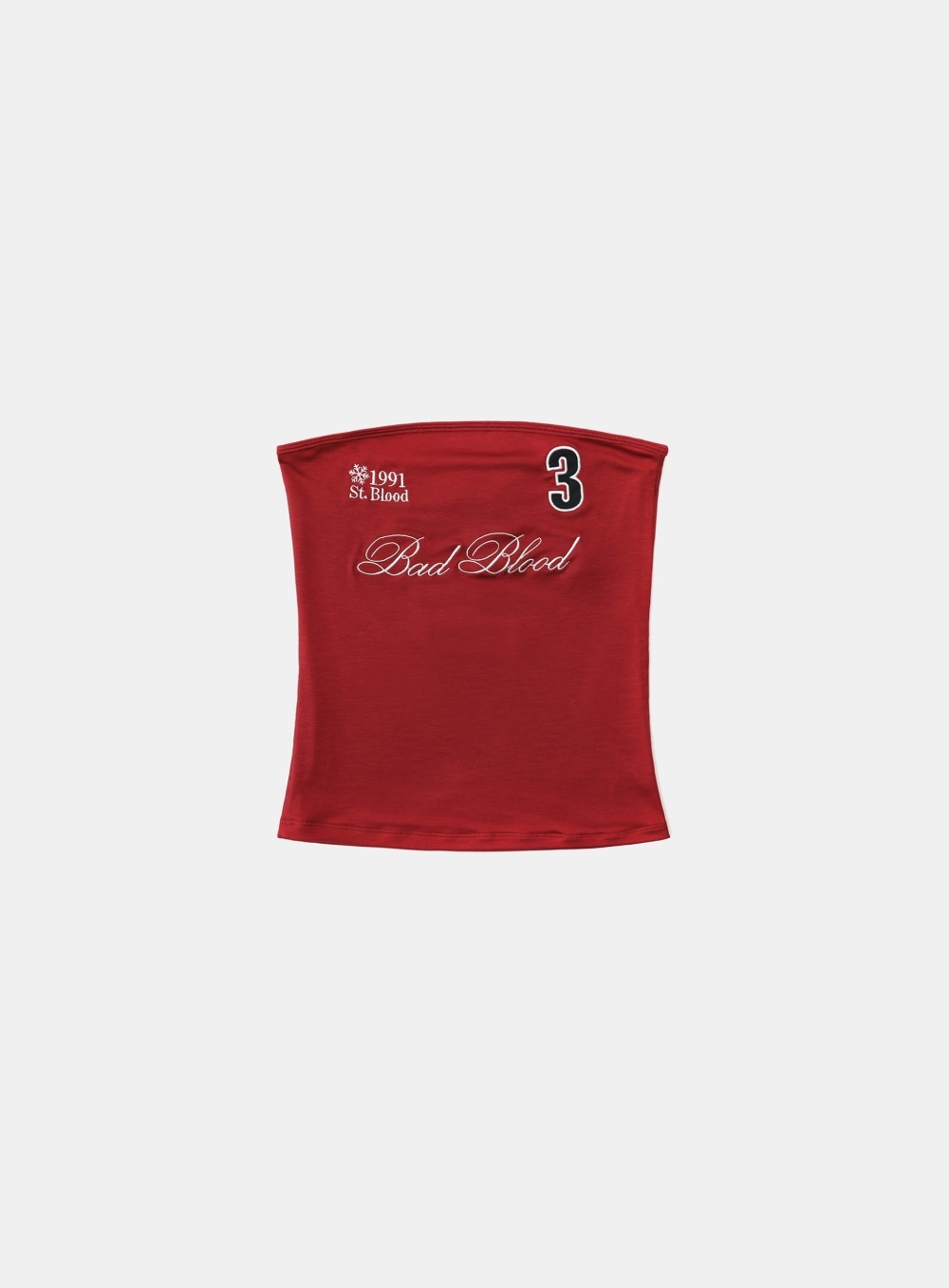 bad blood - Classic Logo Tube Top (Red)